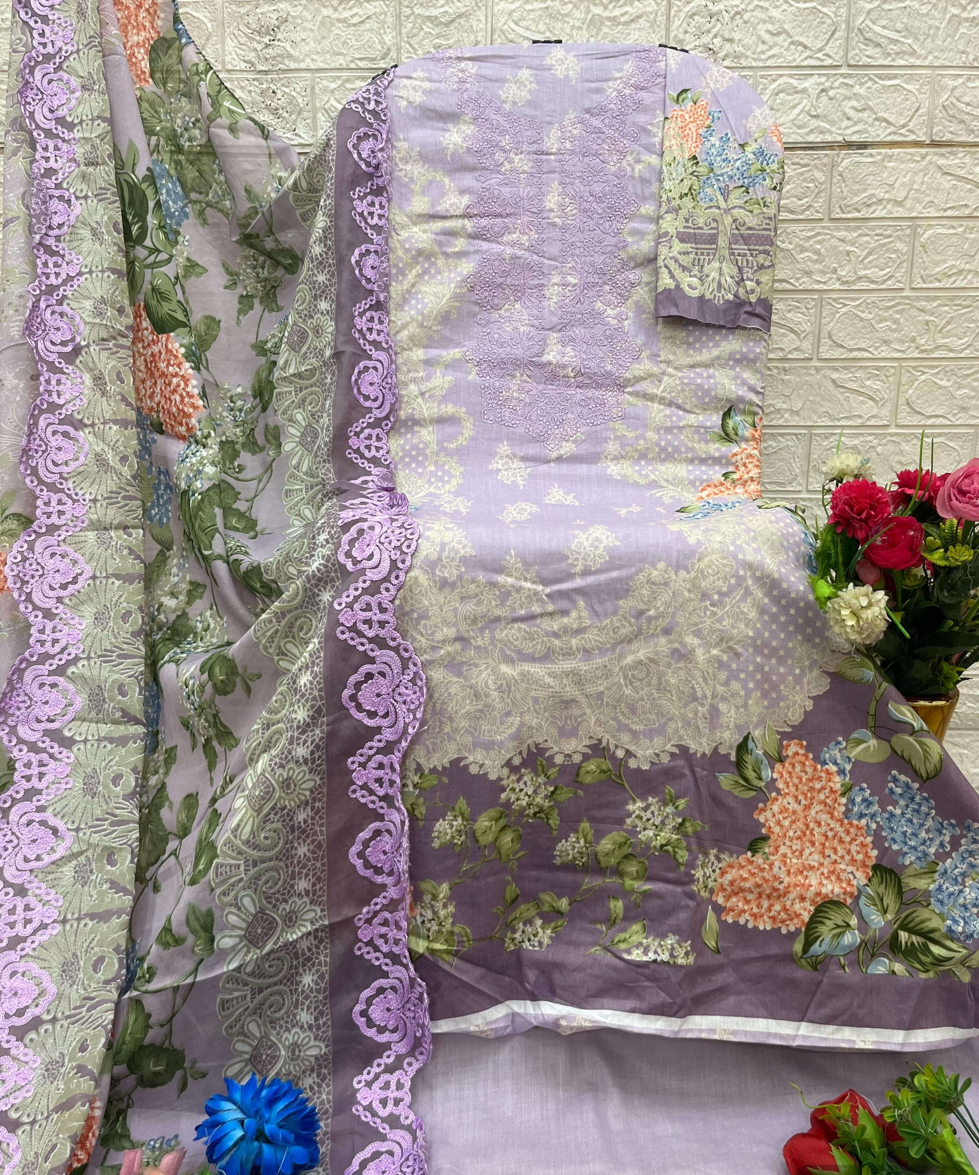  SHRADDHA DESIGNER NEEDLE WONDER DUPATTA WORK COLLECTION VOL 1