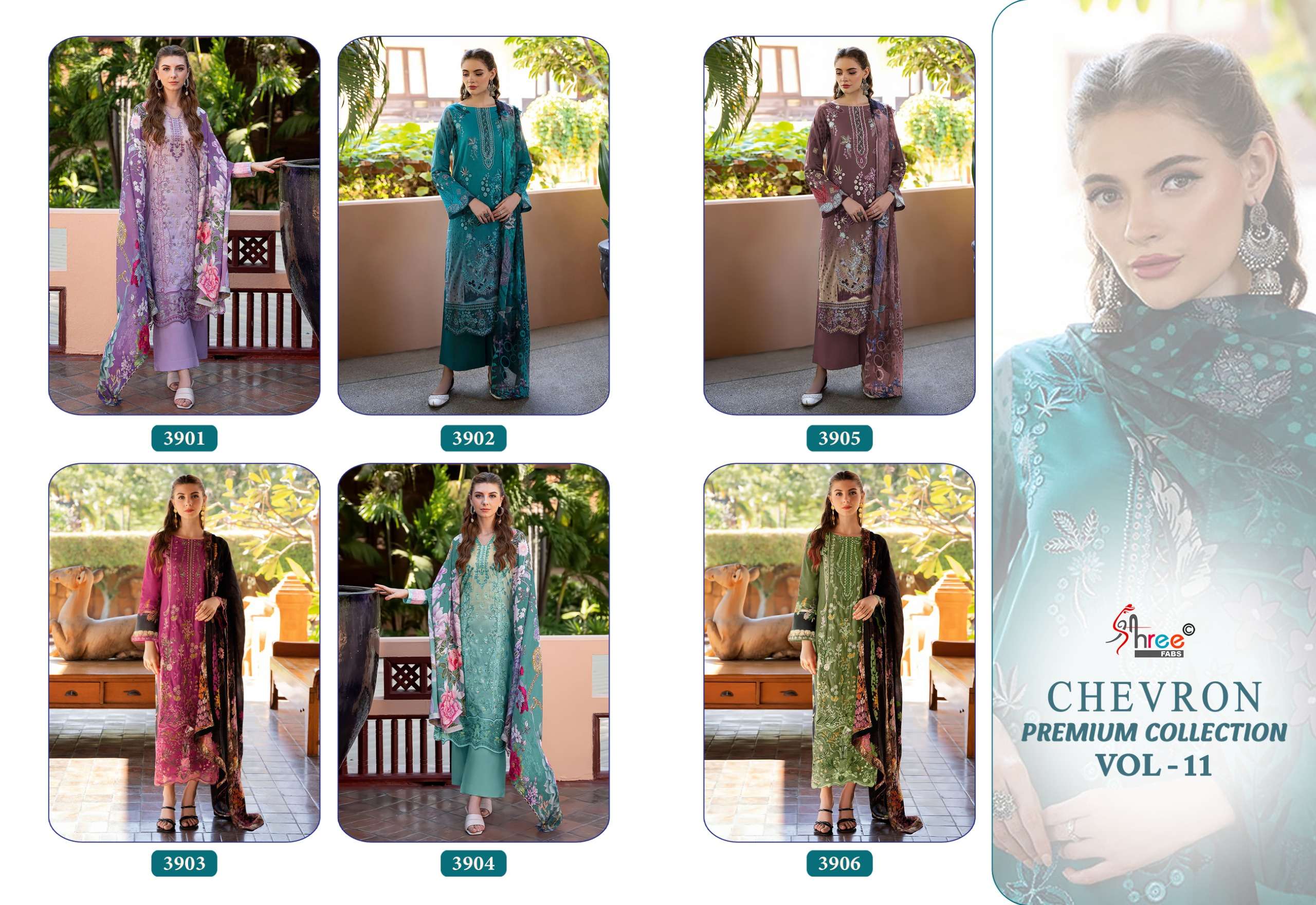 SHREE FABS CHEVRON PREMIUM COLLECTION VOL 11