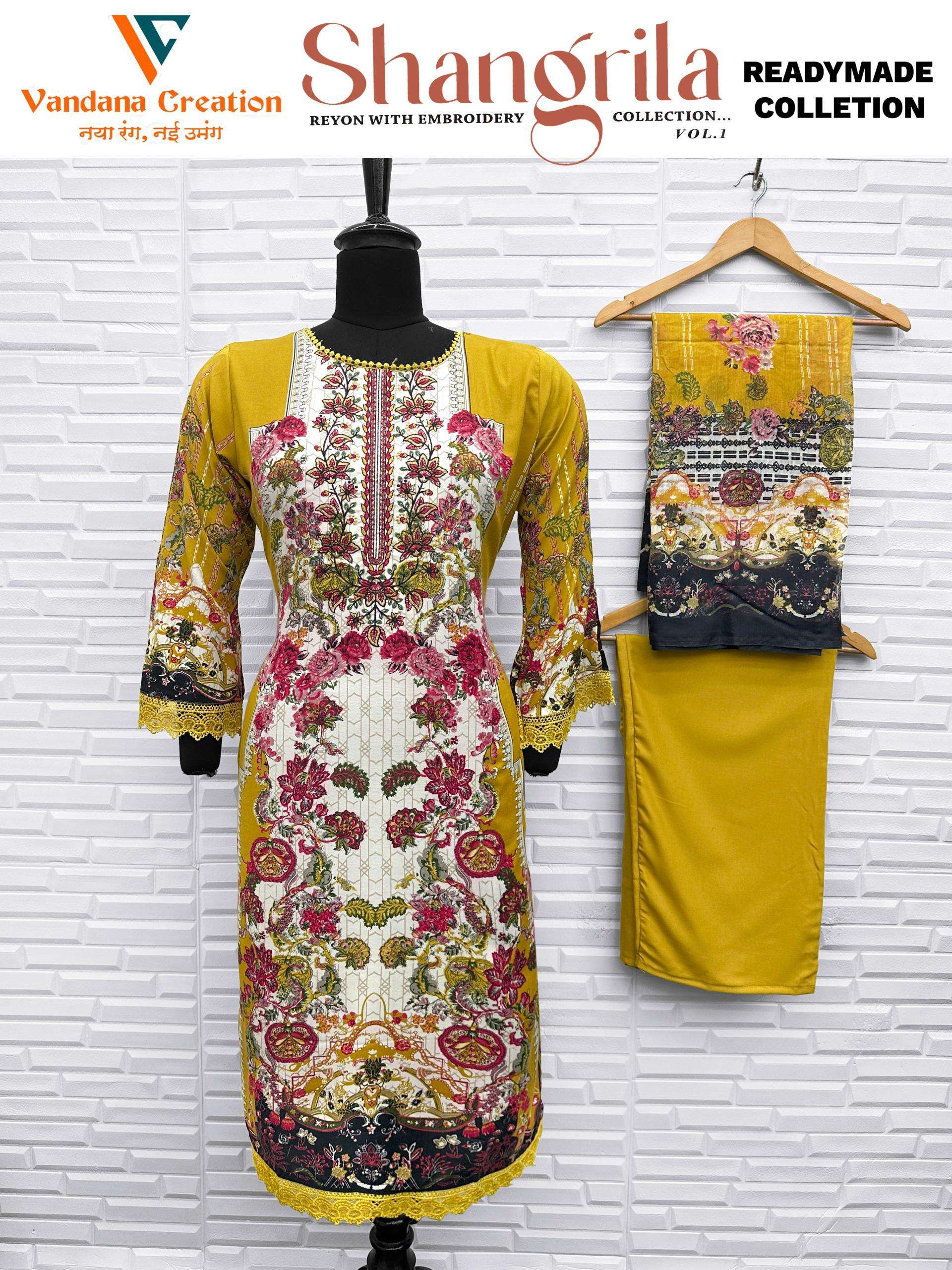 VANDANA CREATION SHANGRILA‎‎ VOL 1 READY MADE COLLECTION 