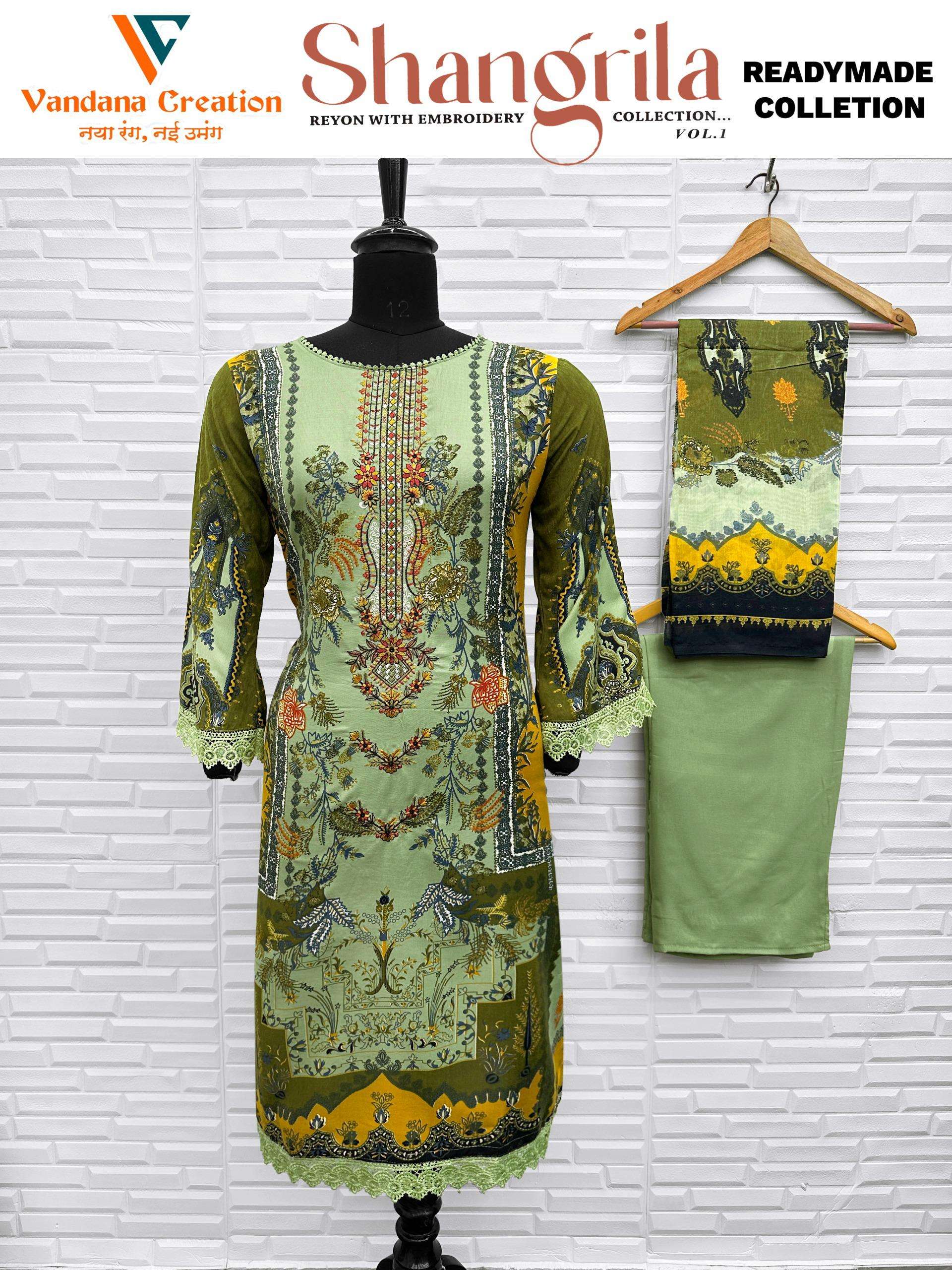 VANDANA CREATION SHANGRILA‎‎ VOL 1 READY MADE COLLECTION 