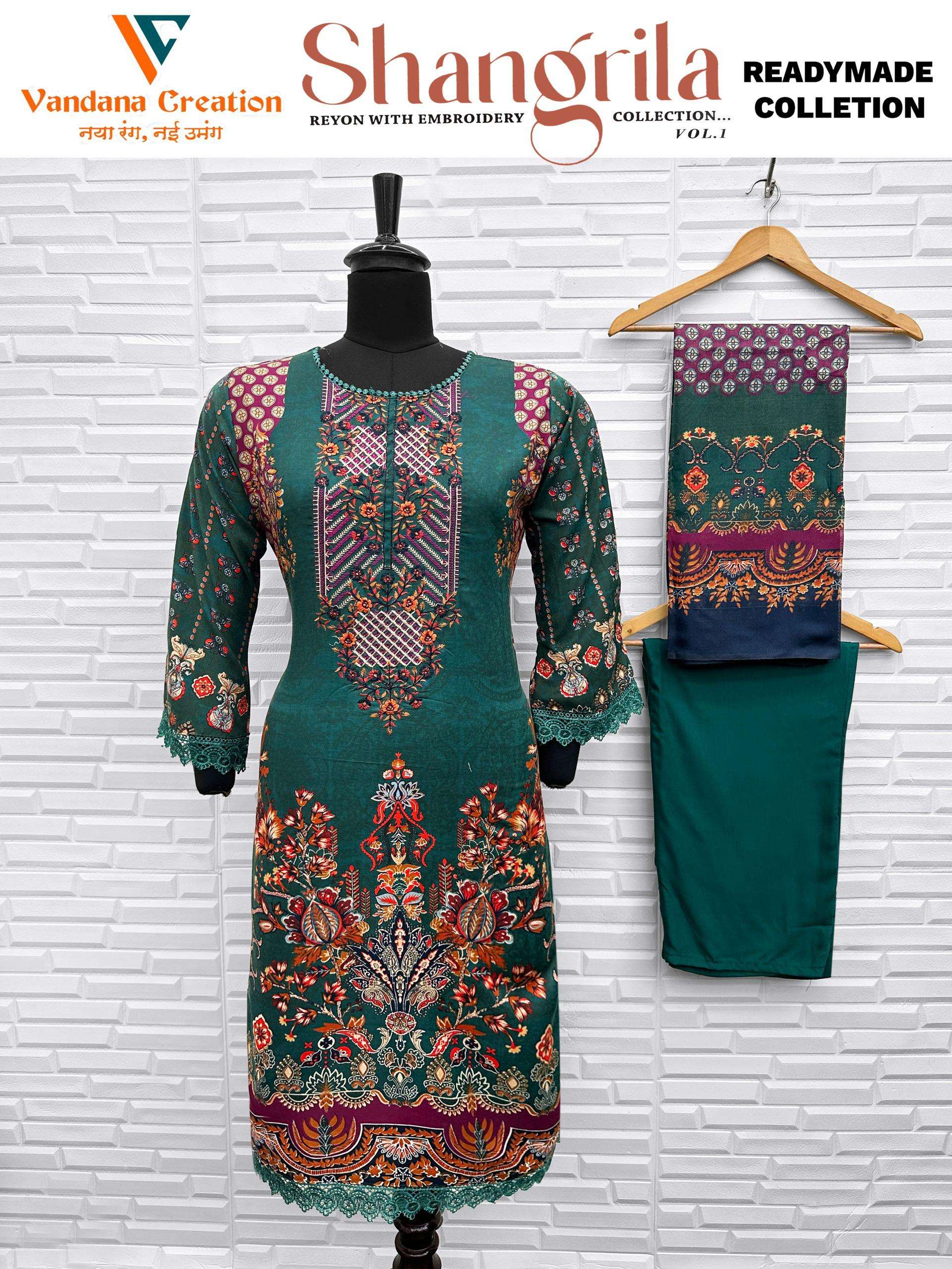 VANDANA CREATION SHANGRILA‎‎ VOL 1 READY MADE COLLECTION 