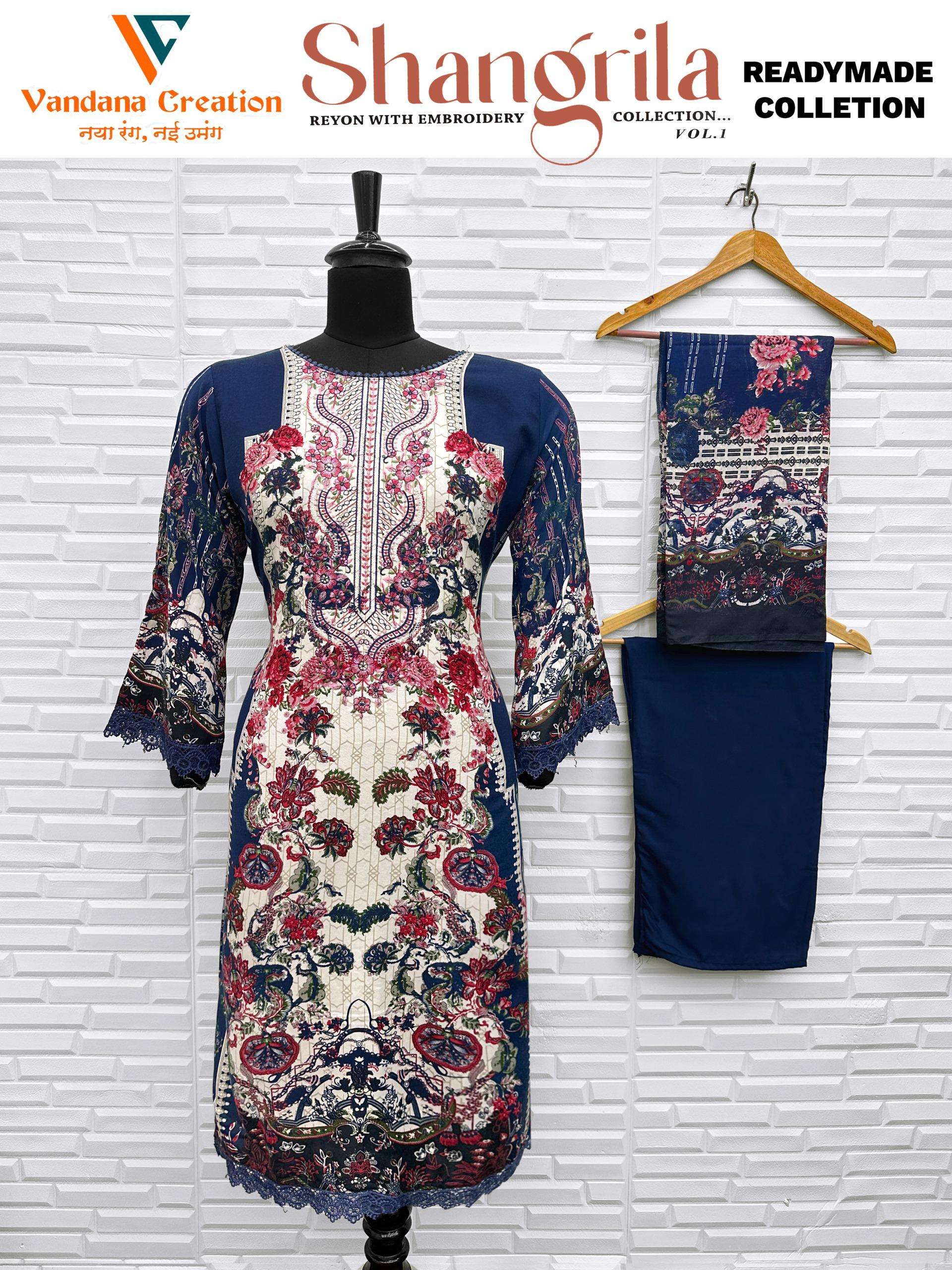 VANDANA CREATION SHANGRILA‎‎ VOL 1 READY MADE COLLECTION 