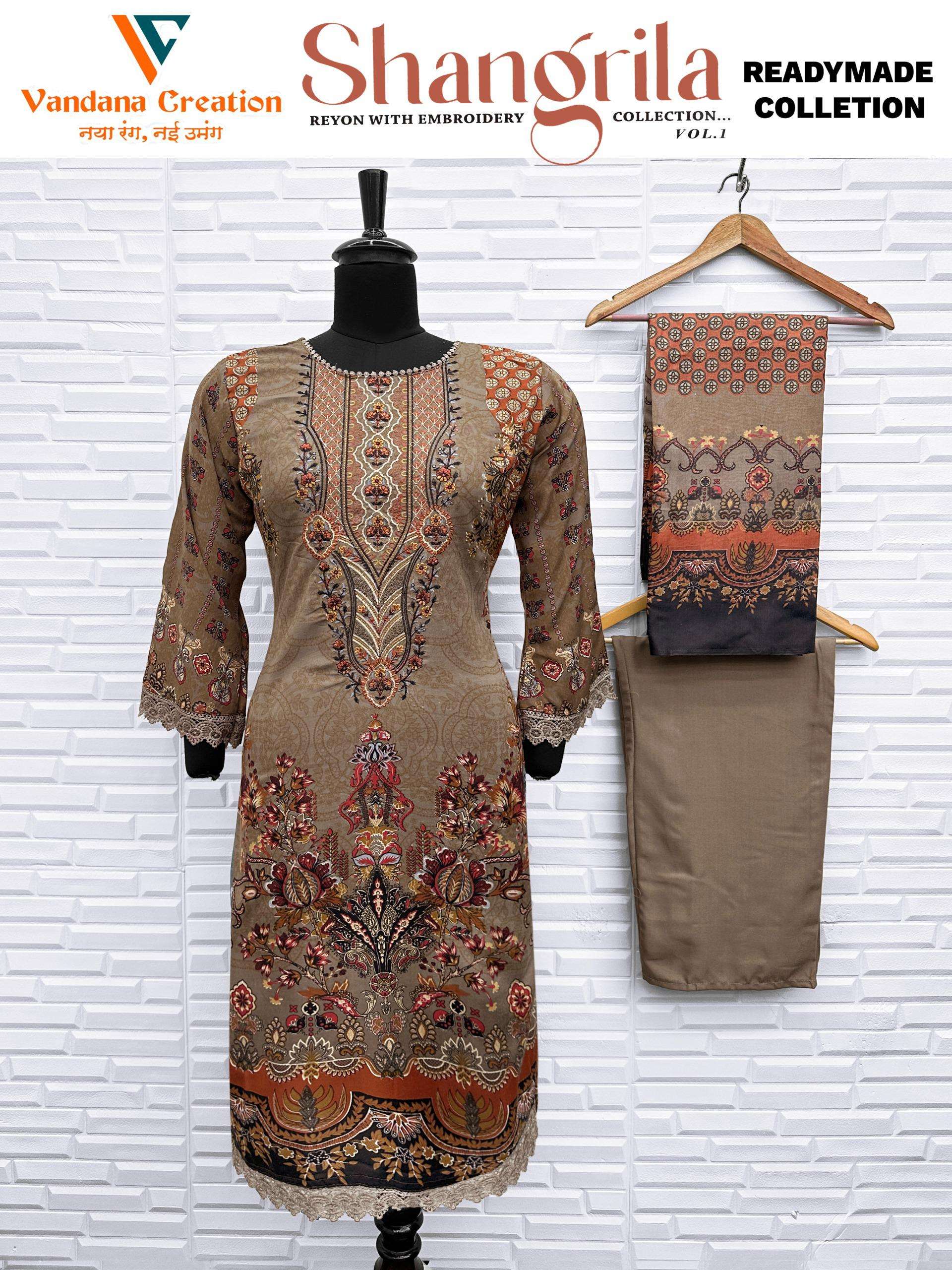 VANDANA CREATION SHANGRILA‎‎ VOL 1 READY MADE COLLECTION 