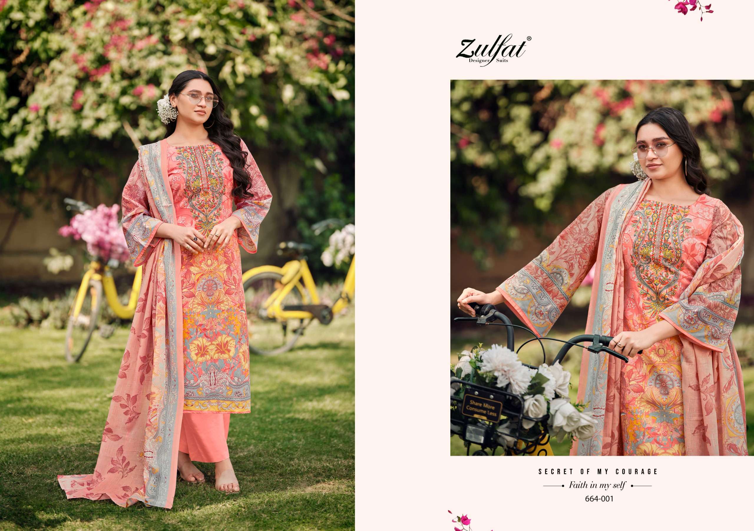ZULFAT DESIGNER SUITS GULNAAZ VOL 6 