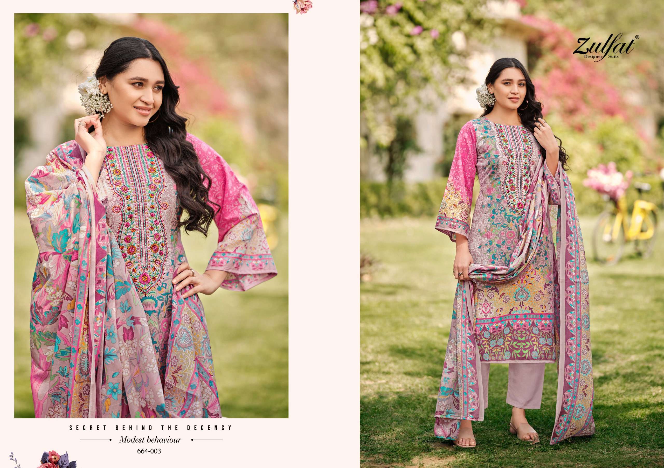ZULFAT DESIGNER SUITS GULNAAZ VOL 6 