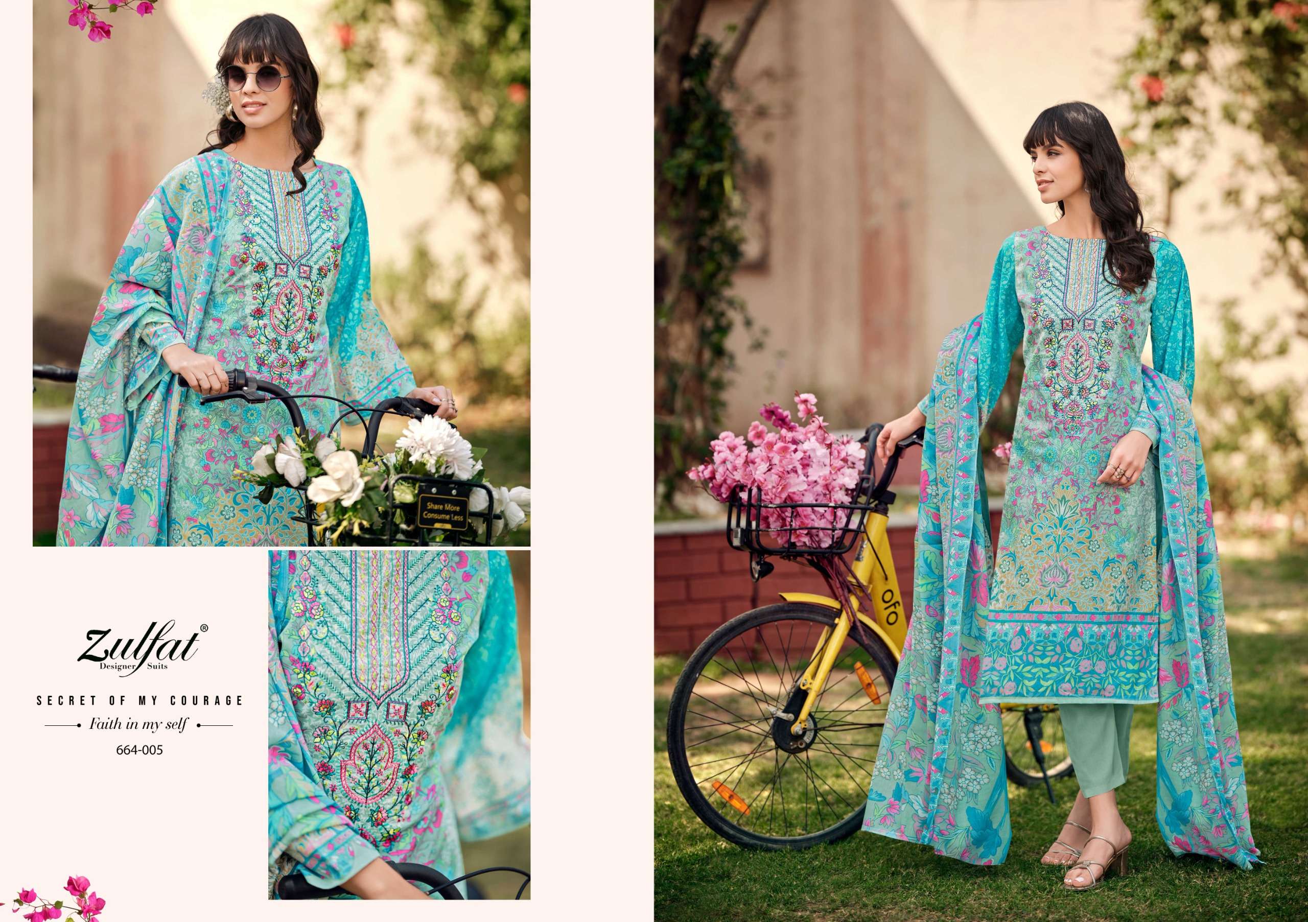 ZULFAT DESIGNER SUITS GULNAAZ VOL 6 