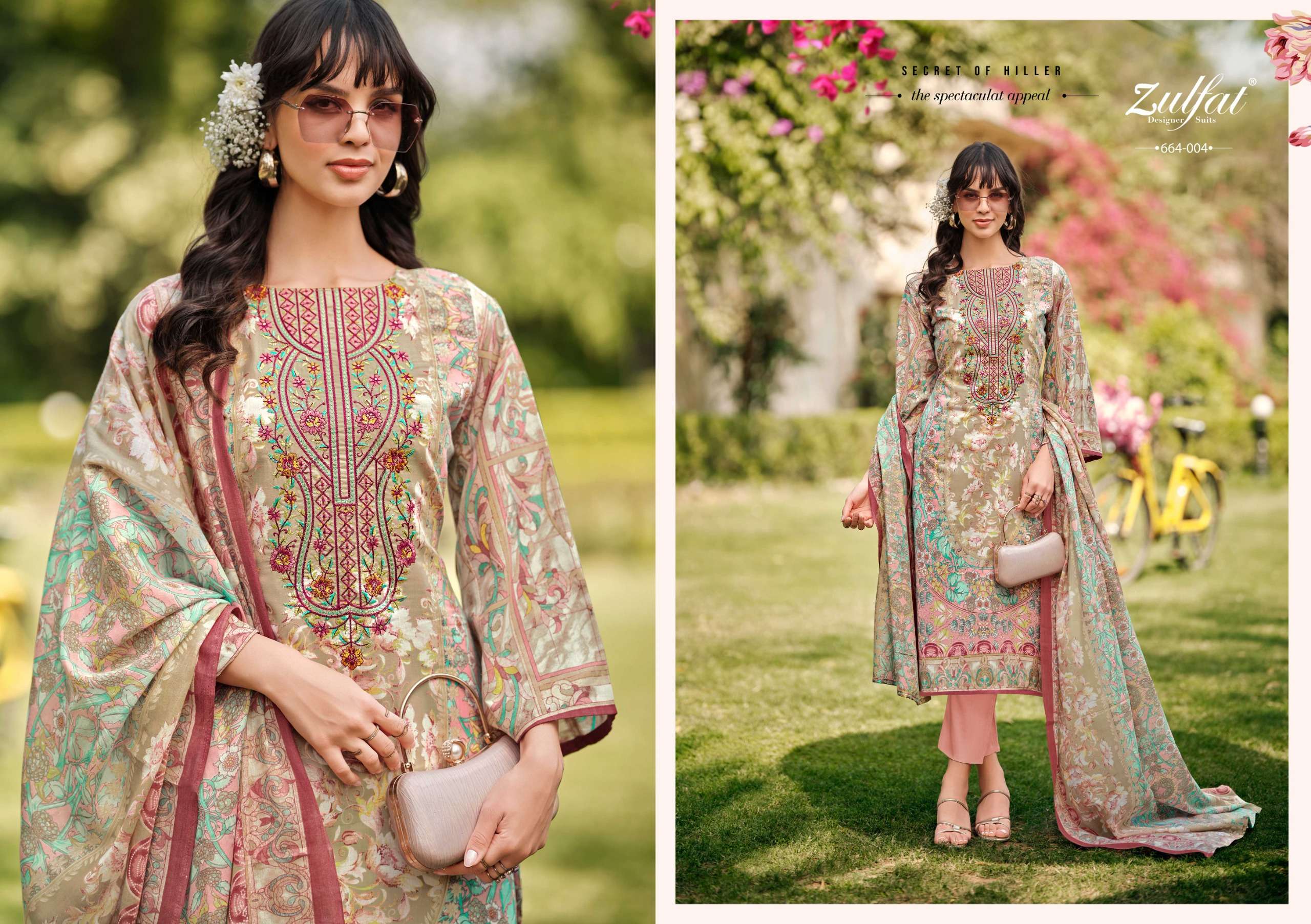 ZULFAT DESIGNER SUITS GULNAAZ VOL 6 