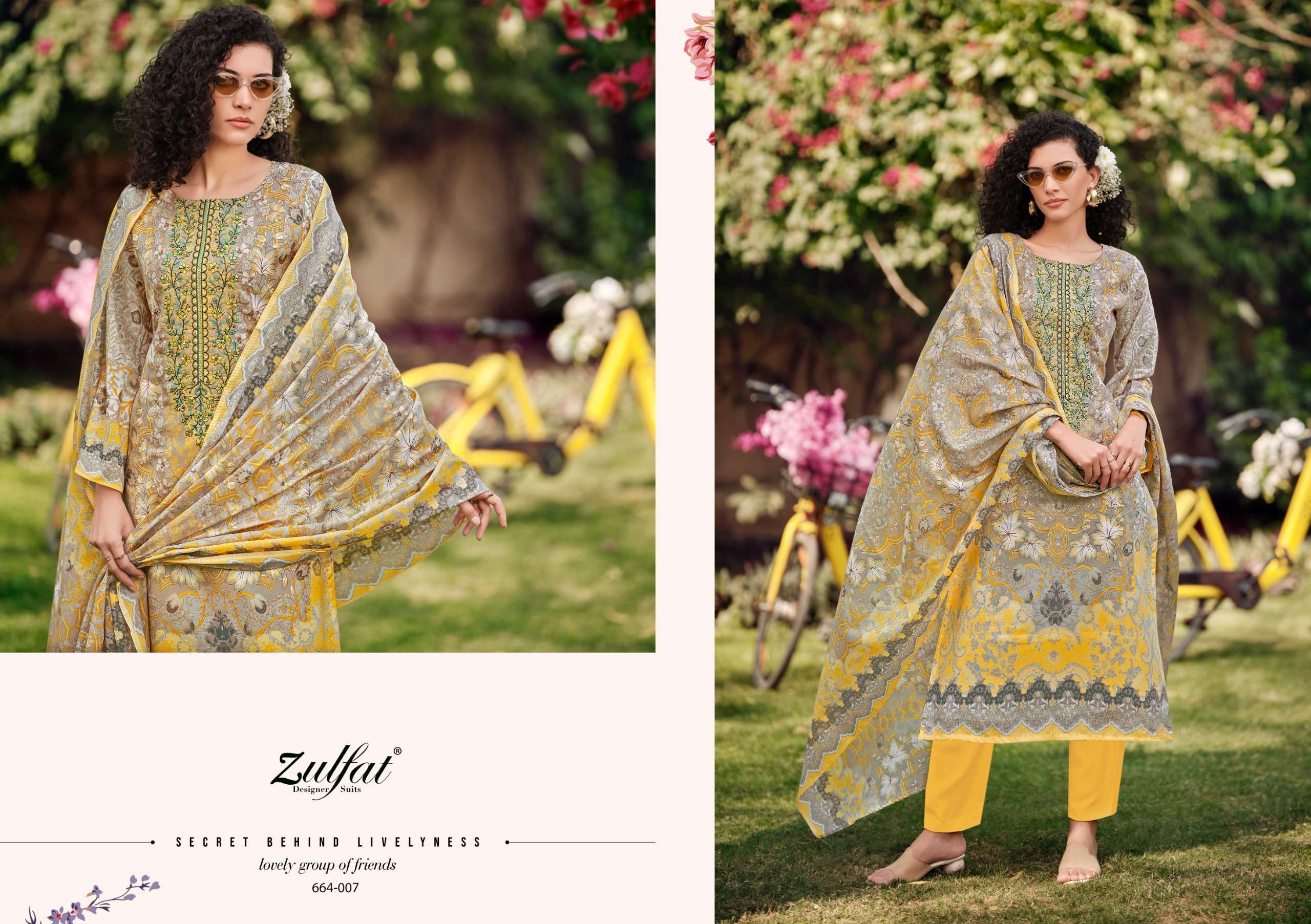 ZULFAT DESIGNER SUITS GULNAAZ VOL 6 