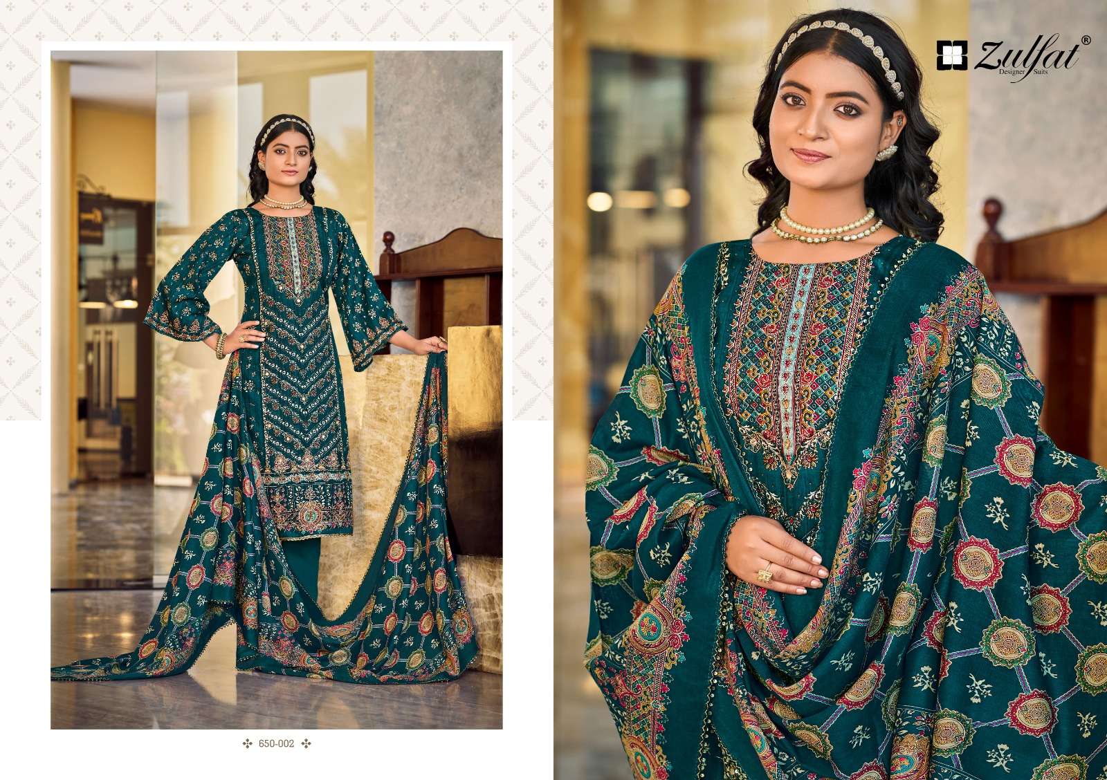ZULFAT DESIGNER SUITS SANGINI VOL 7
