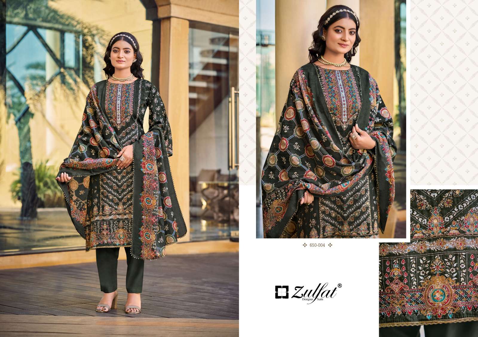 ZULFAT DESIGNER SUITS SANGINI VOL 7
