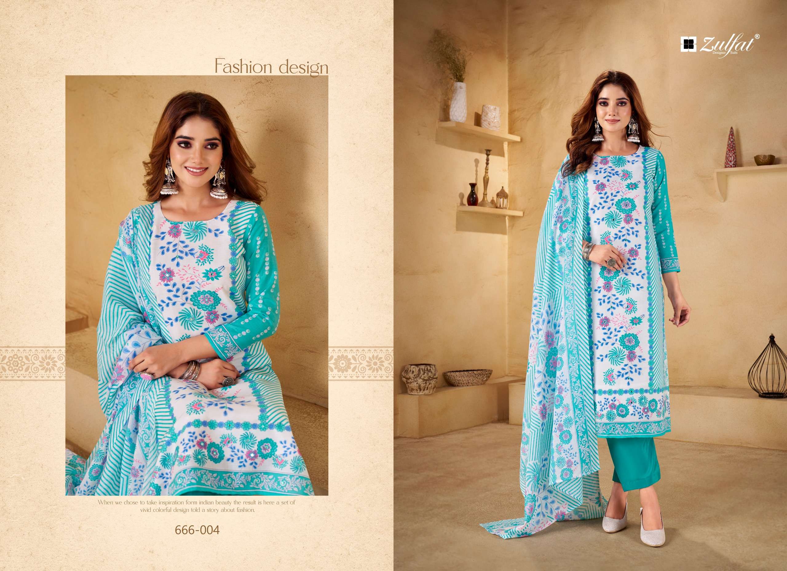 ZULFAT DESIGNER SUITS SUMMER SHINE VOL 3 