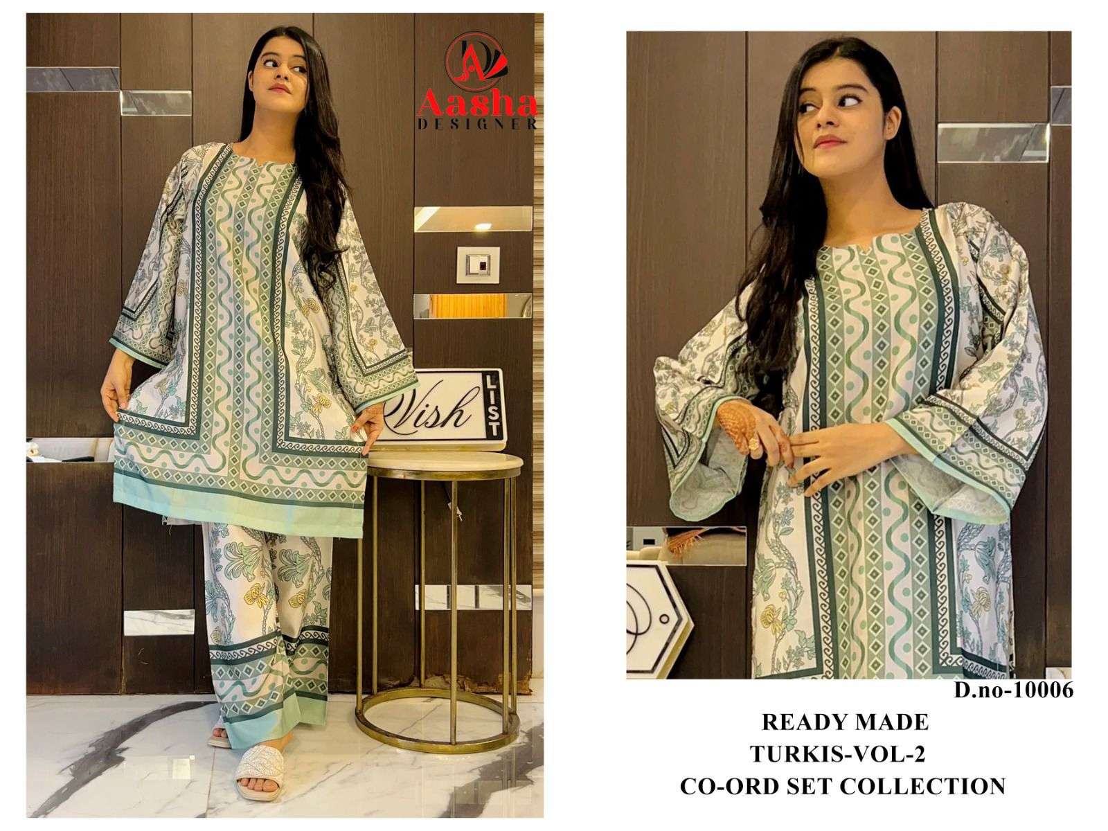 AASHA DESIGNER TURKIS VOL 2