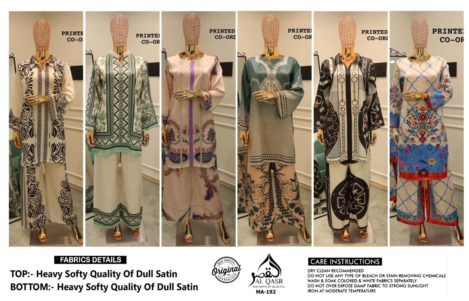 AL QASR TURKISH CO-ORD SET COLLECTION 