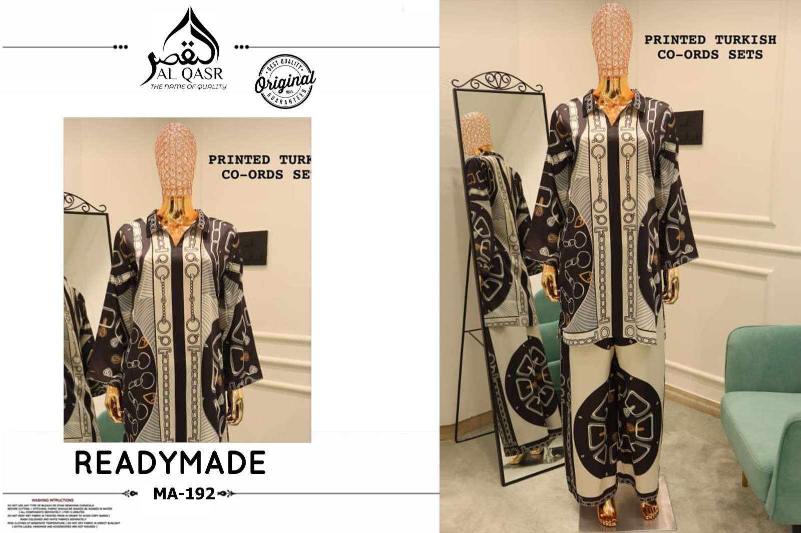 AL QASR TURKISH CO-ORD SET COLLECTION 