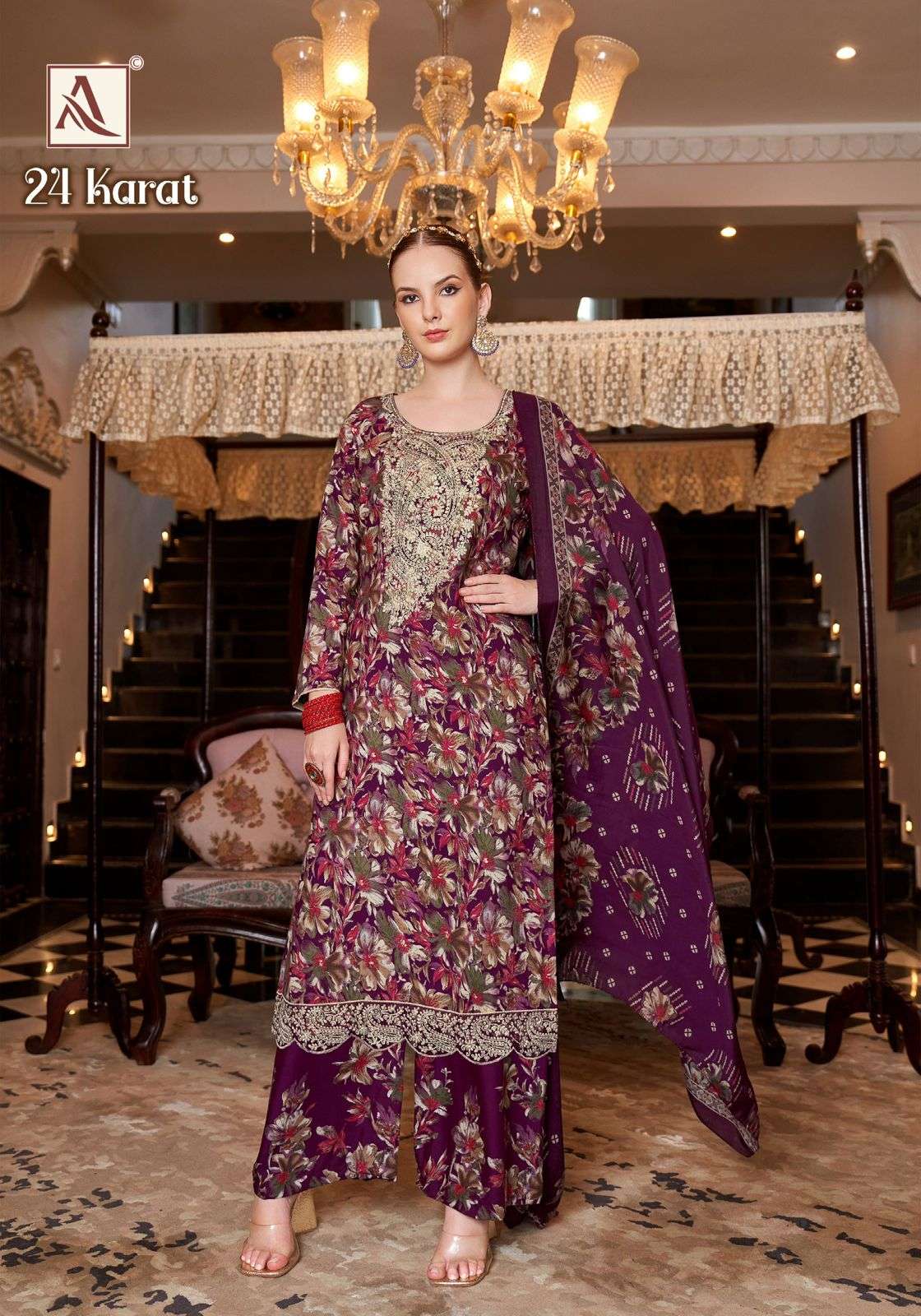 ALOK SUITS 24 KARAT