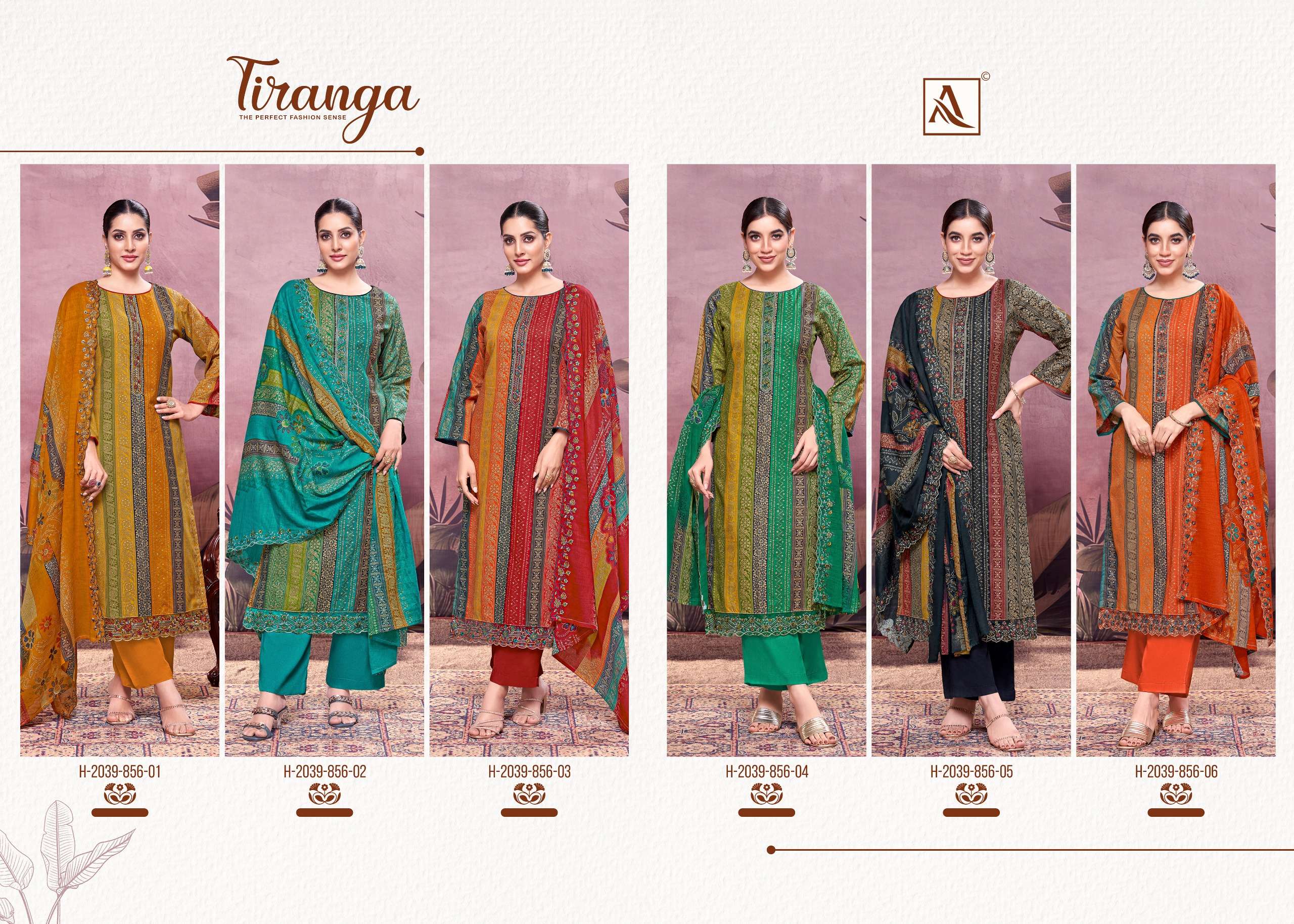 ALOK SUITS TIRANGA COTTON PRINT WITH FANCY EMBROIDERY WORK SUIT