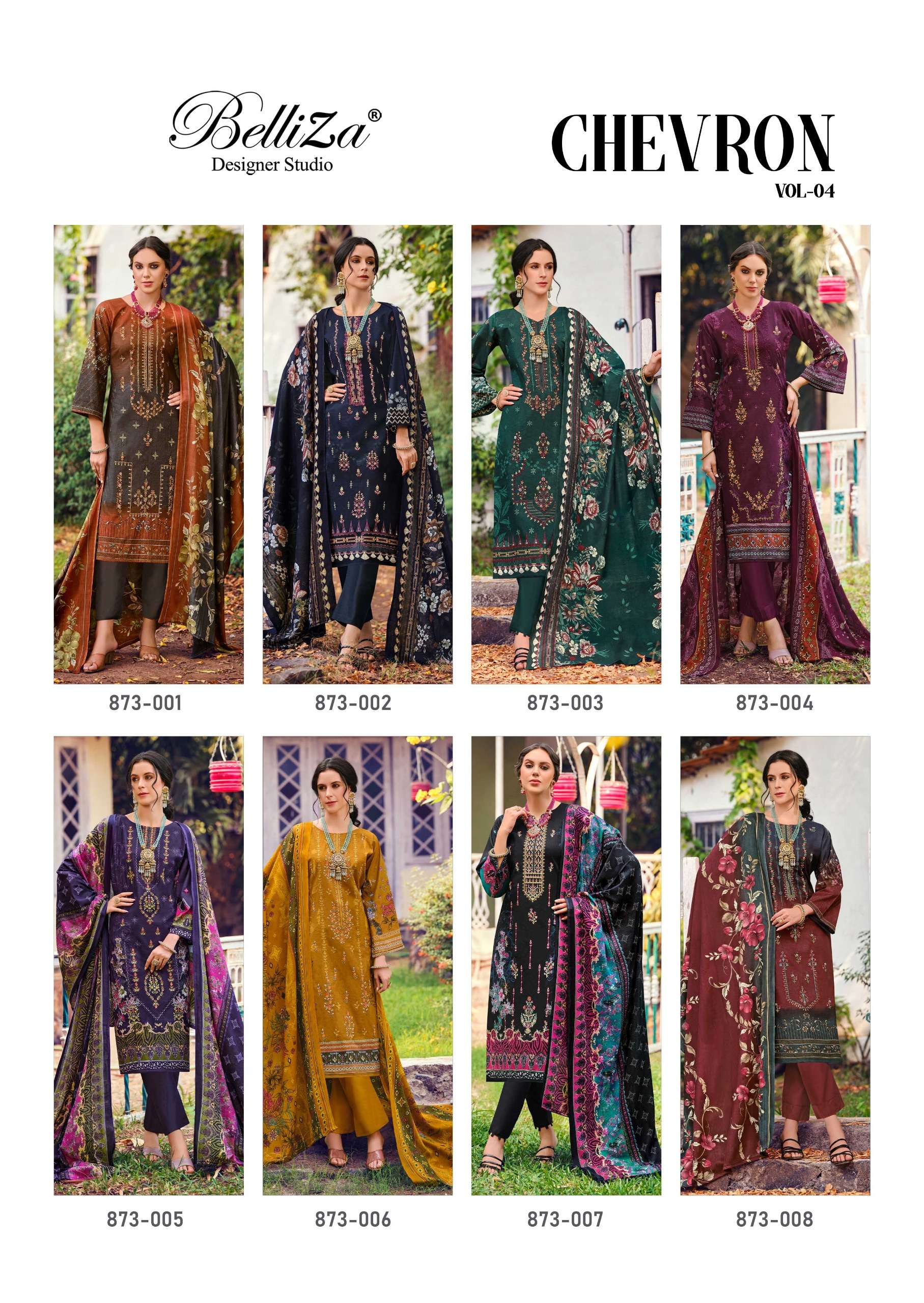 BELLIZA DESIGNER STUDIO CHEVRON VOL 4