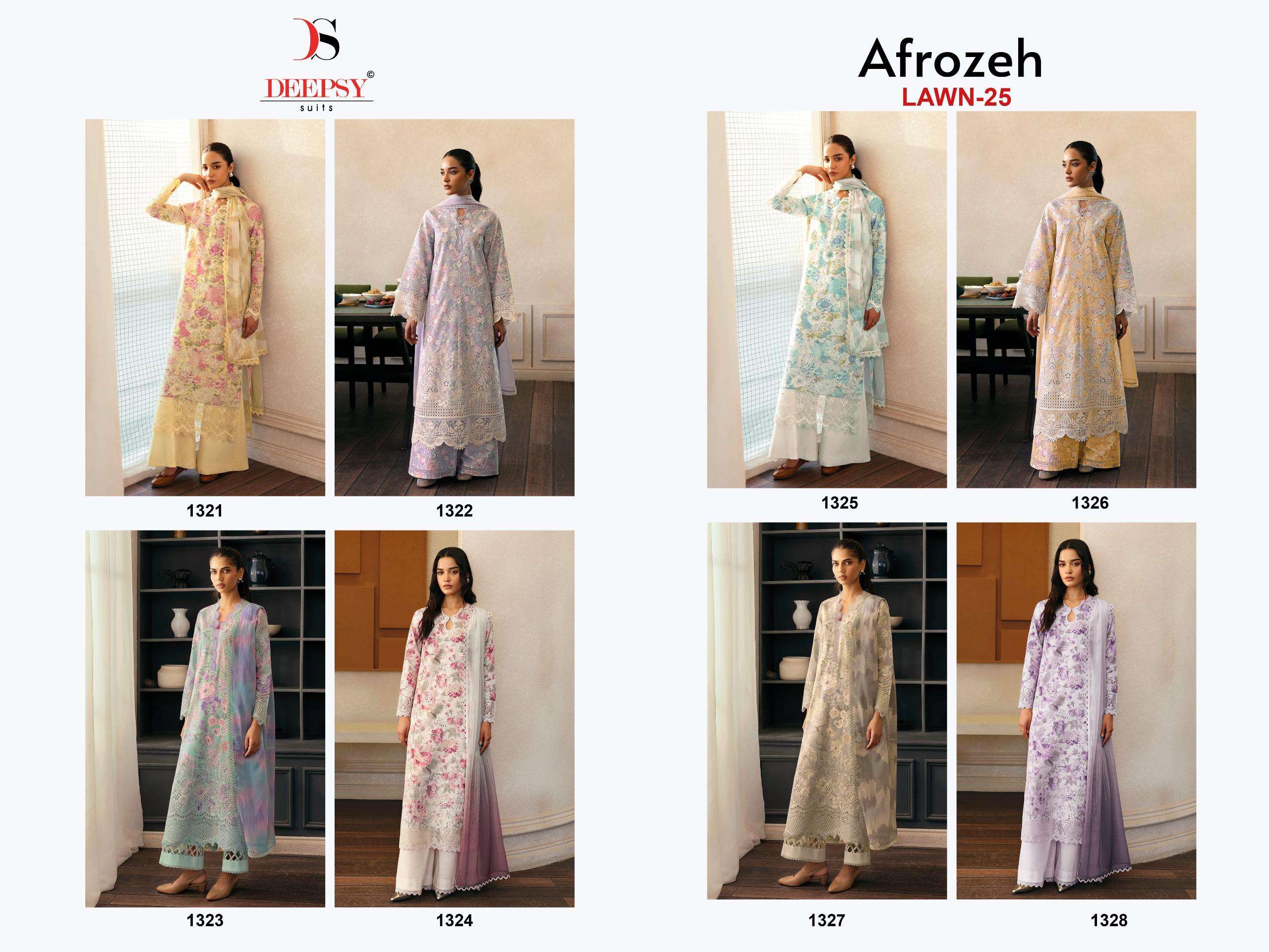 DEEPSY SUITS AFROZEH LAWN 25
