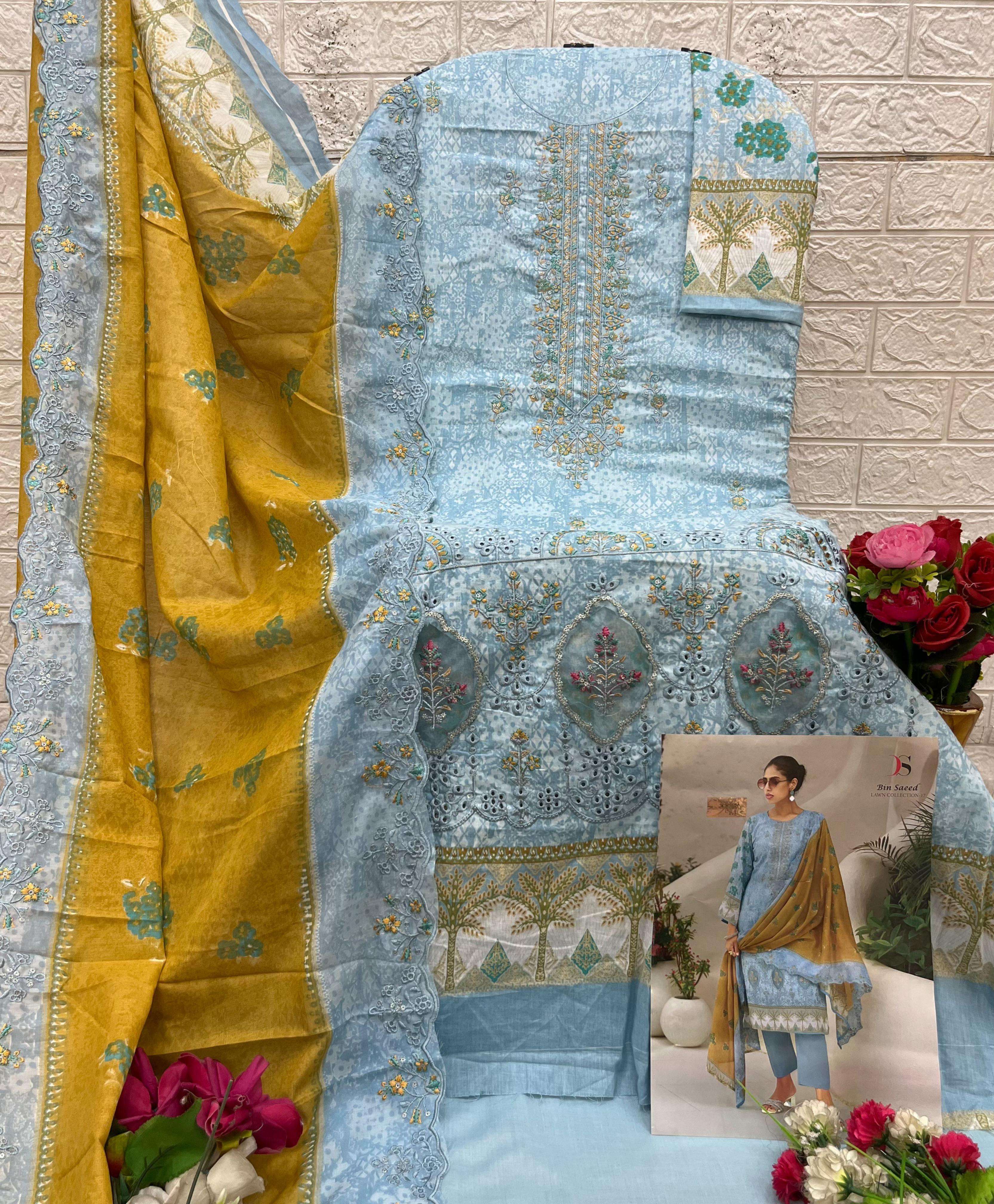 DEEPSY SUITS BIN SAEED LAWN COLLECTION VOL 17