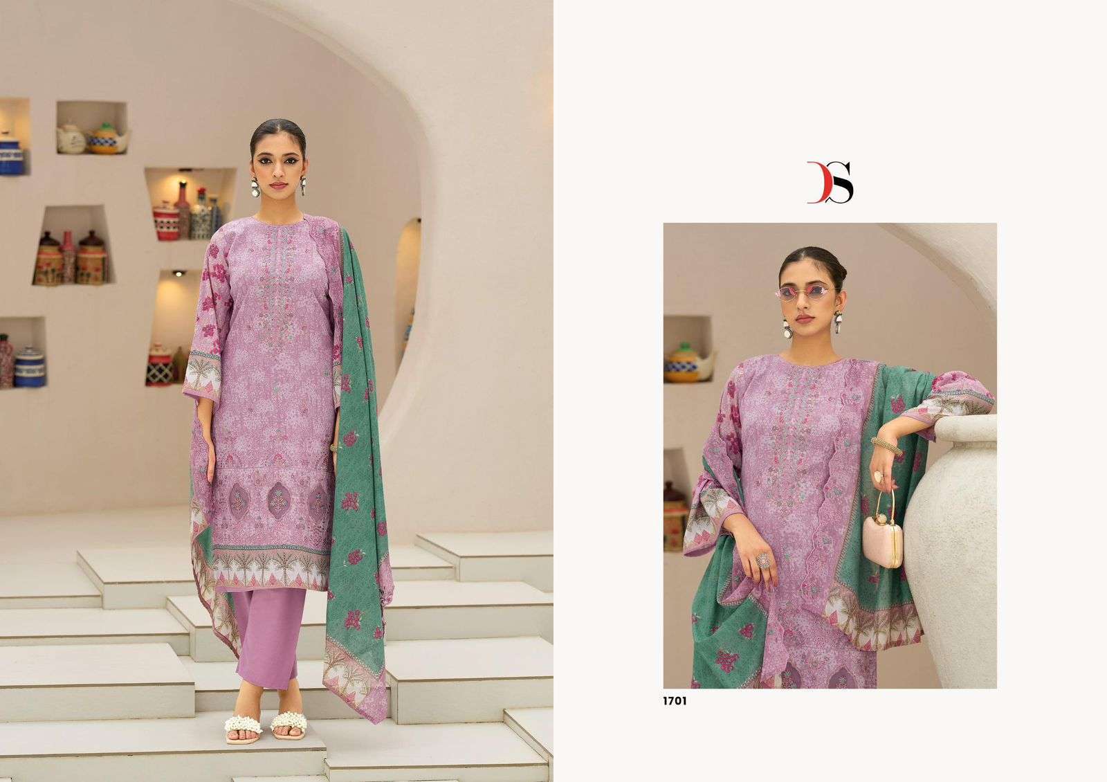 DEEPSY SUITS BIN SAEED LAWN COLLECTION VOL 17