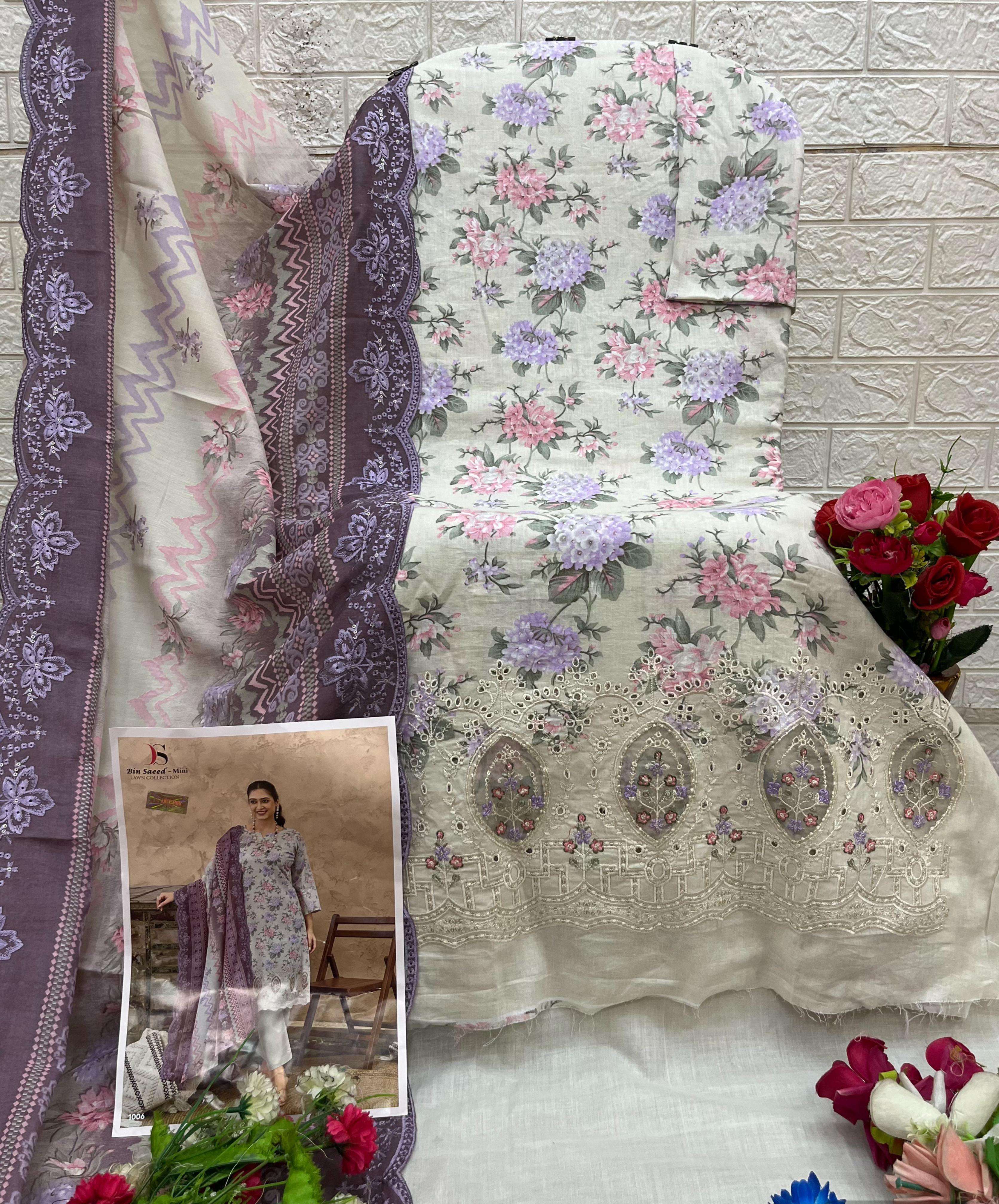 DEEPSY SUITS BIN SAEED MINI LAWN COLLECTION