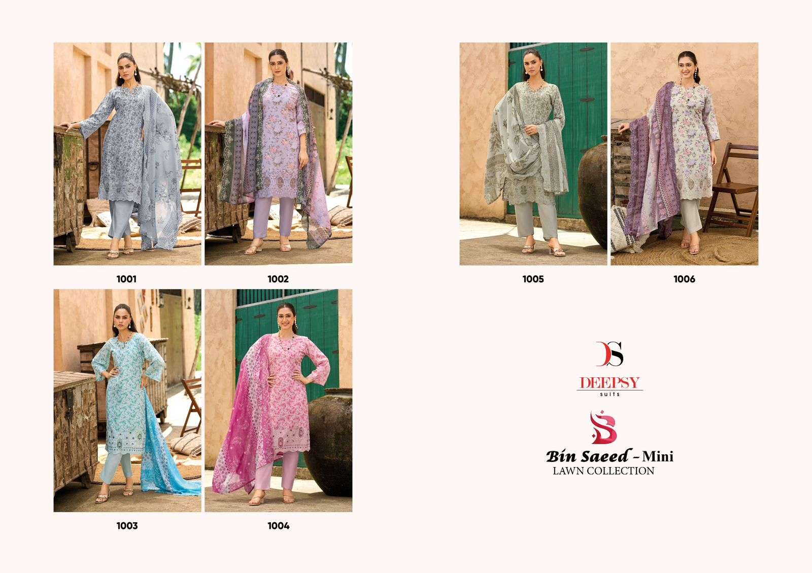 DEEPSY SUITS BIN SAEED MINI LAWN COLLECTION