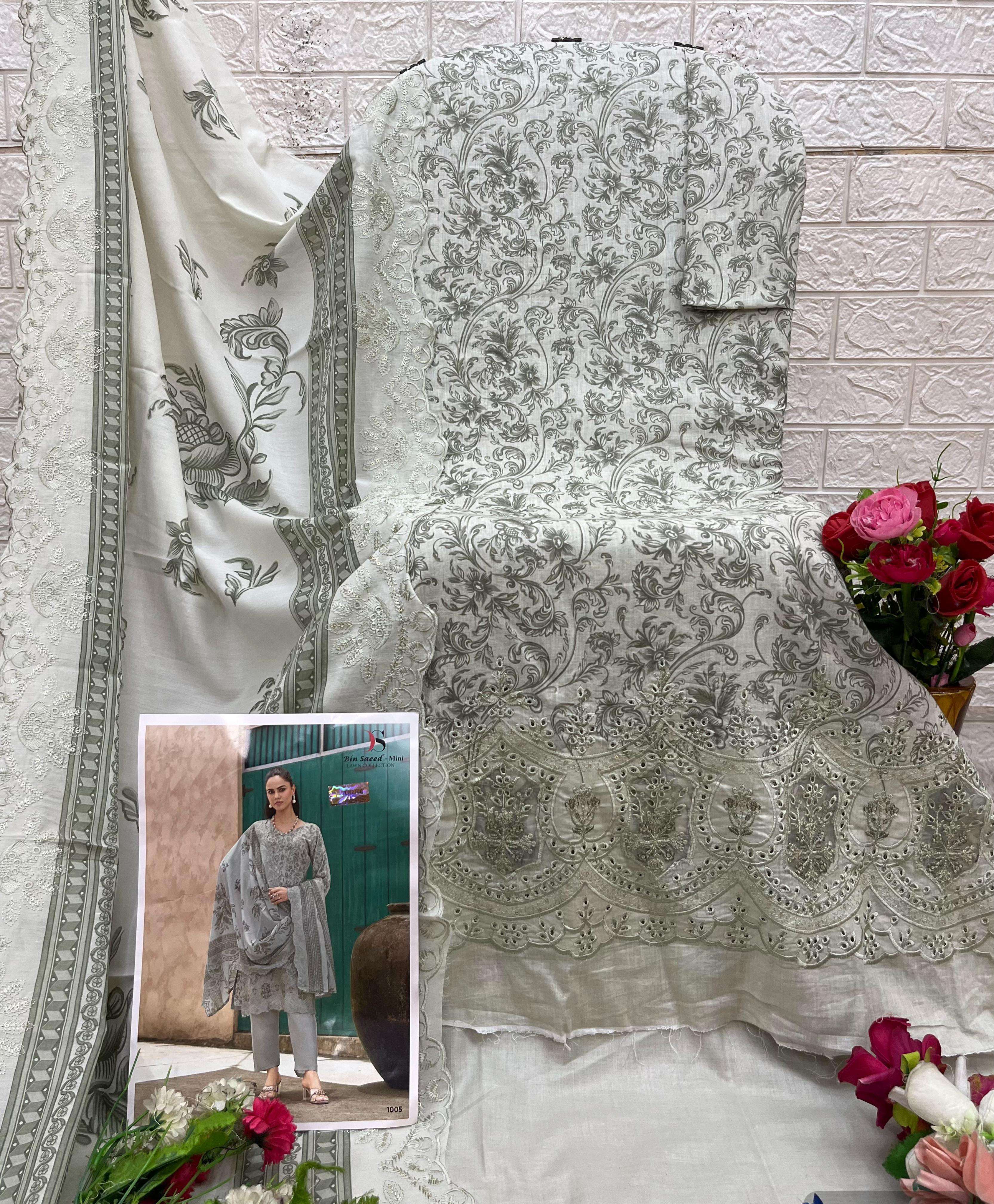 DEEPSY SUITS BIN SAEED MINI LAWN COLLECTION