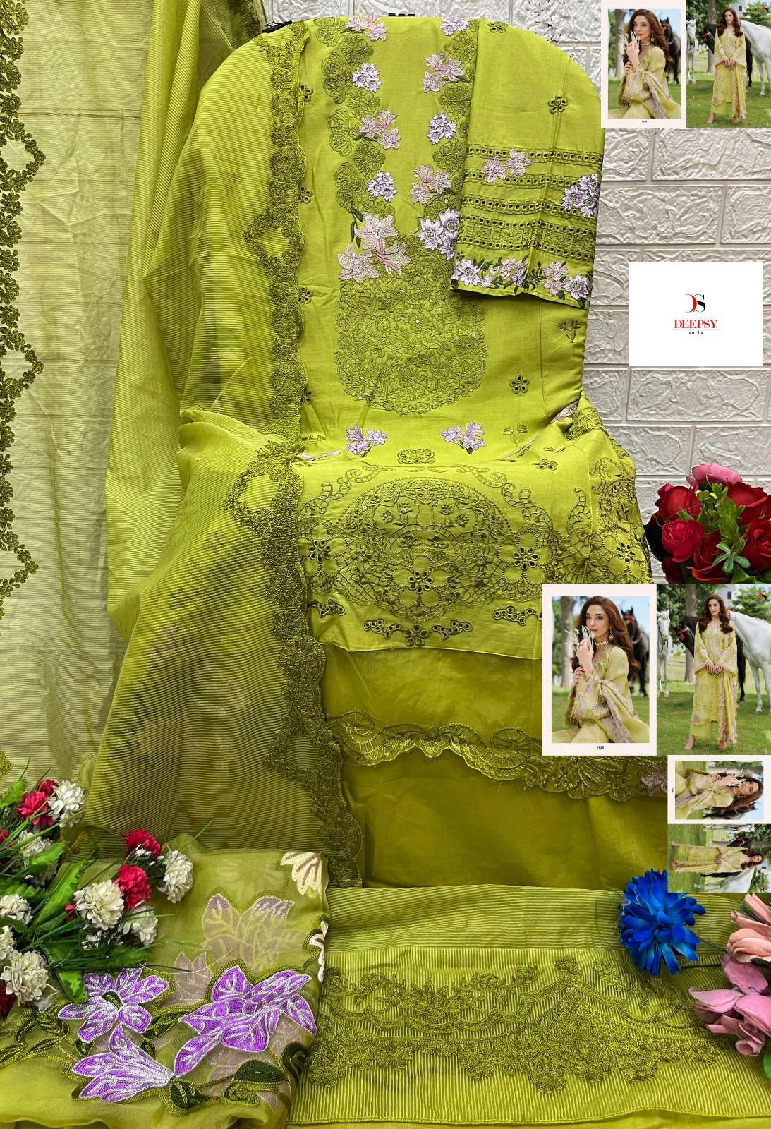 DEEPSY SUITS ELAF LUXURY LAWN 25 VOL 2