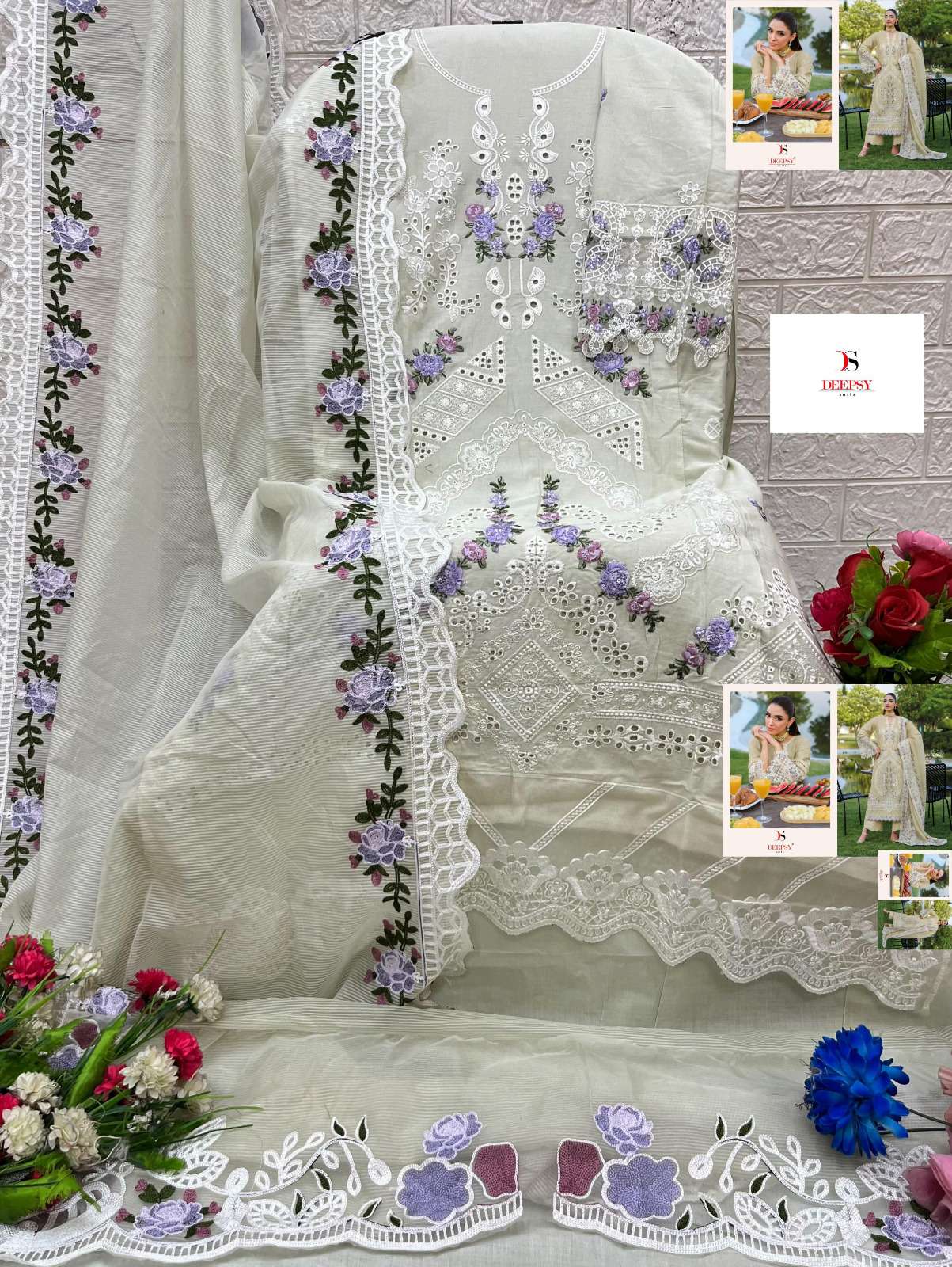 DEEPSY SUITS ELAF LUXURY LAWN 25 VOL 2