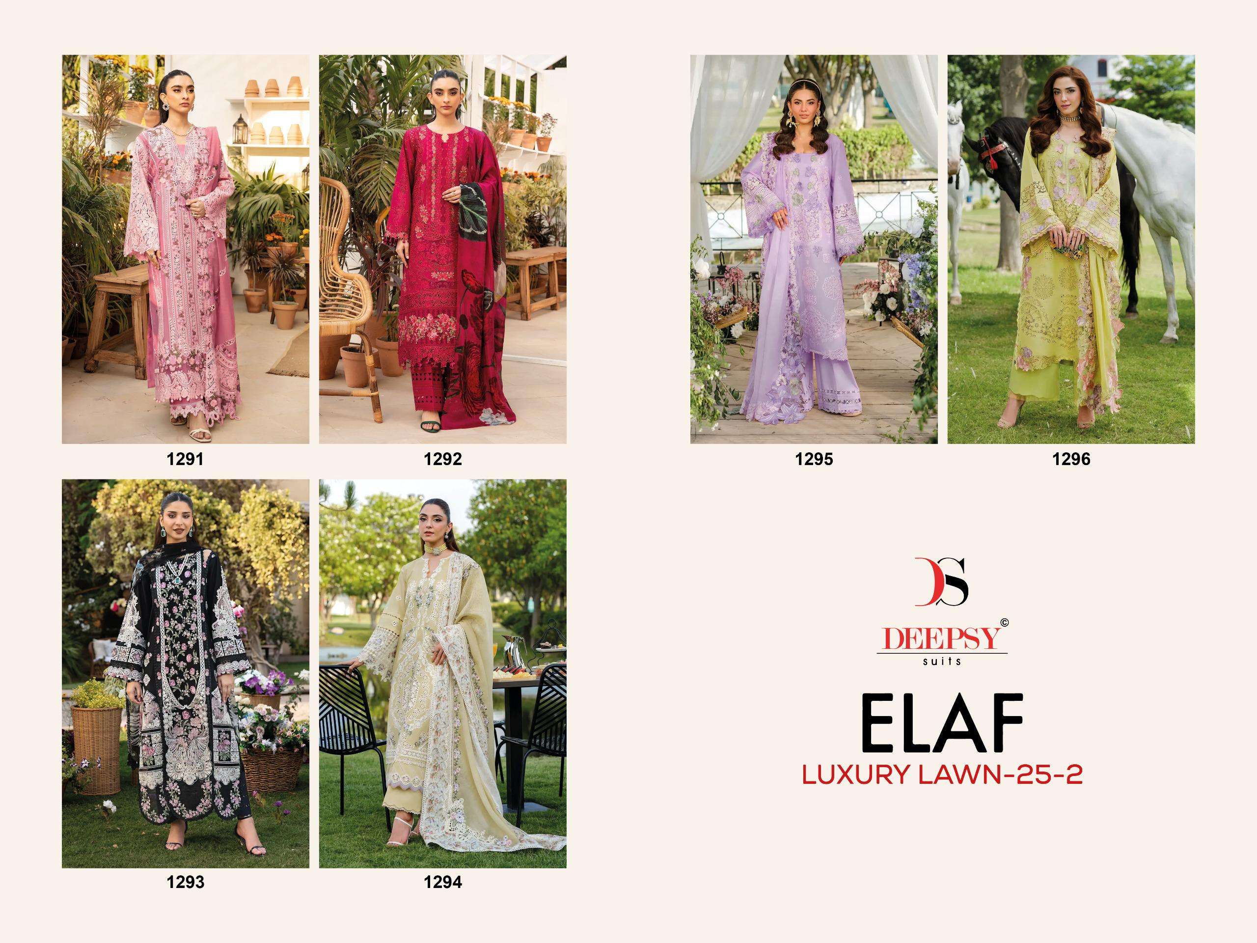 DEEPSY SUITS ELAF LUXURY LAWN 25 VOL 2