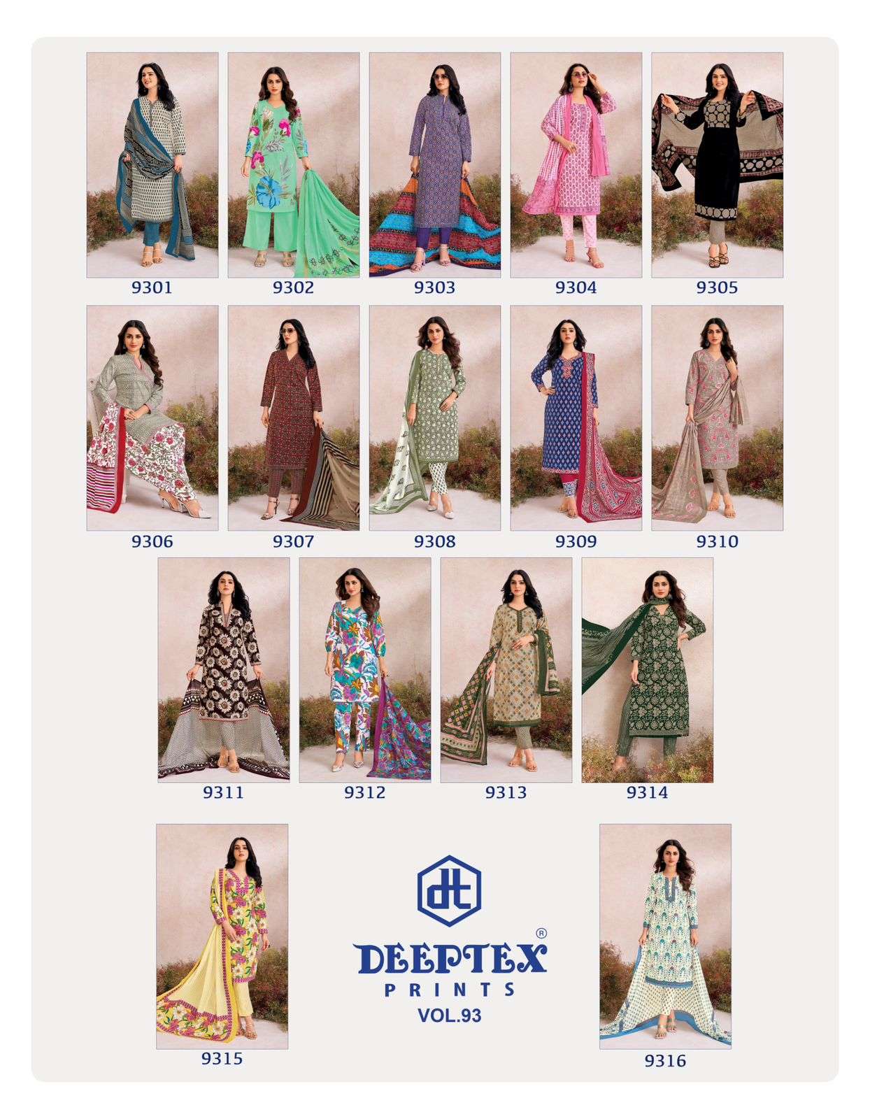 DEEPTEX PRINTS MISS INDIA VOL 93 