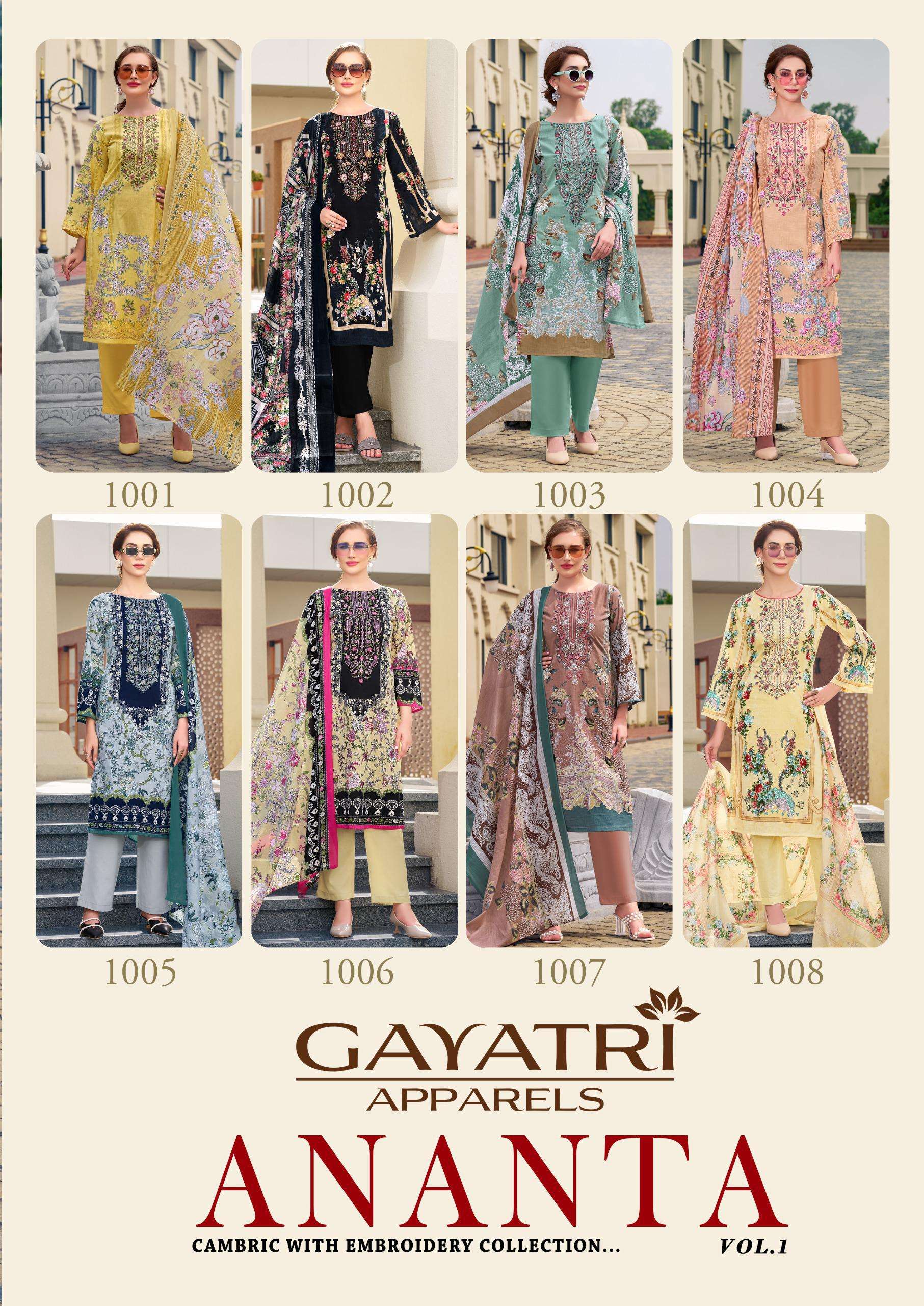 GAYATRI APPARELS ANANTA‎ VOL 1 