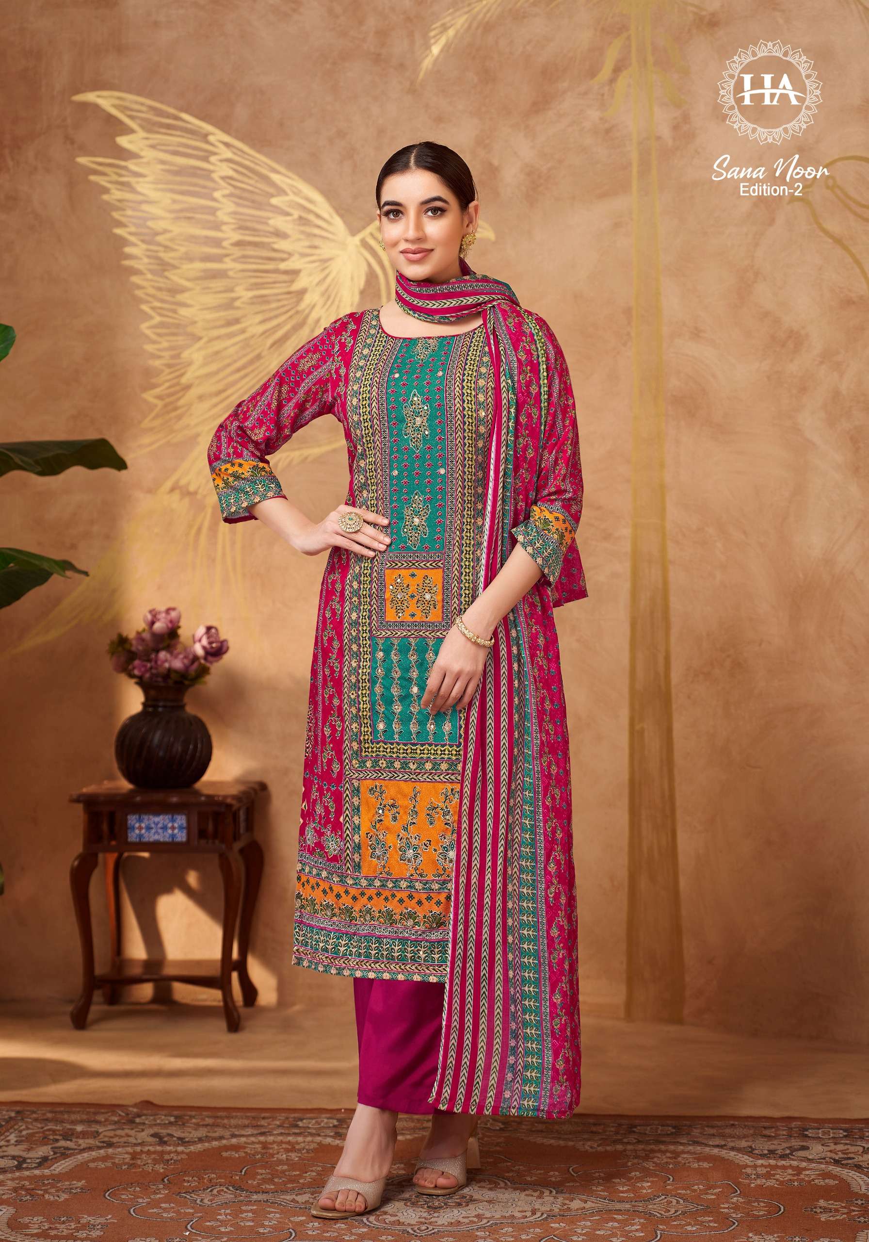 HARSHIT FASHION HUB SANA NOOR VOL 2