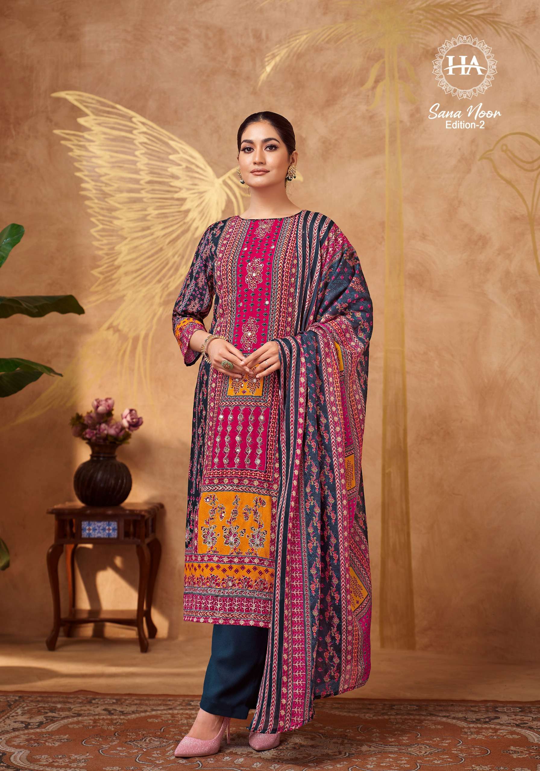 HARSHIT FASHION HUB SANA NOOR VOL 2