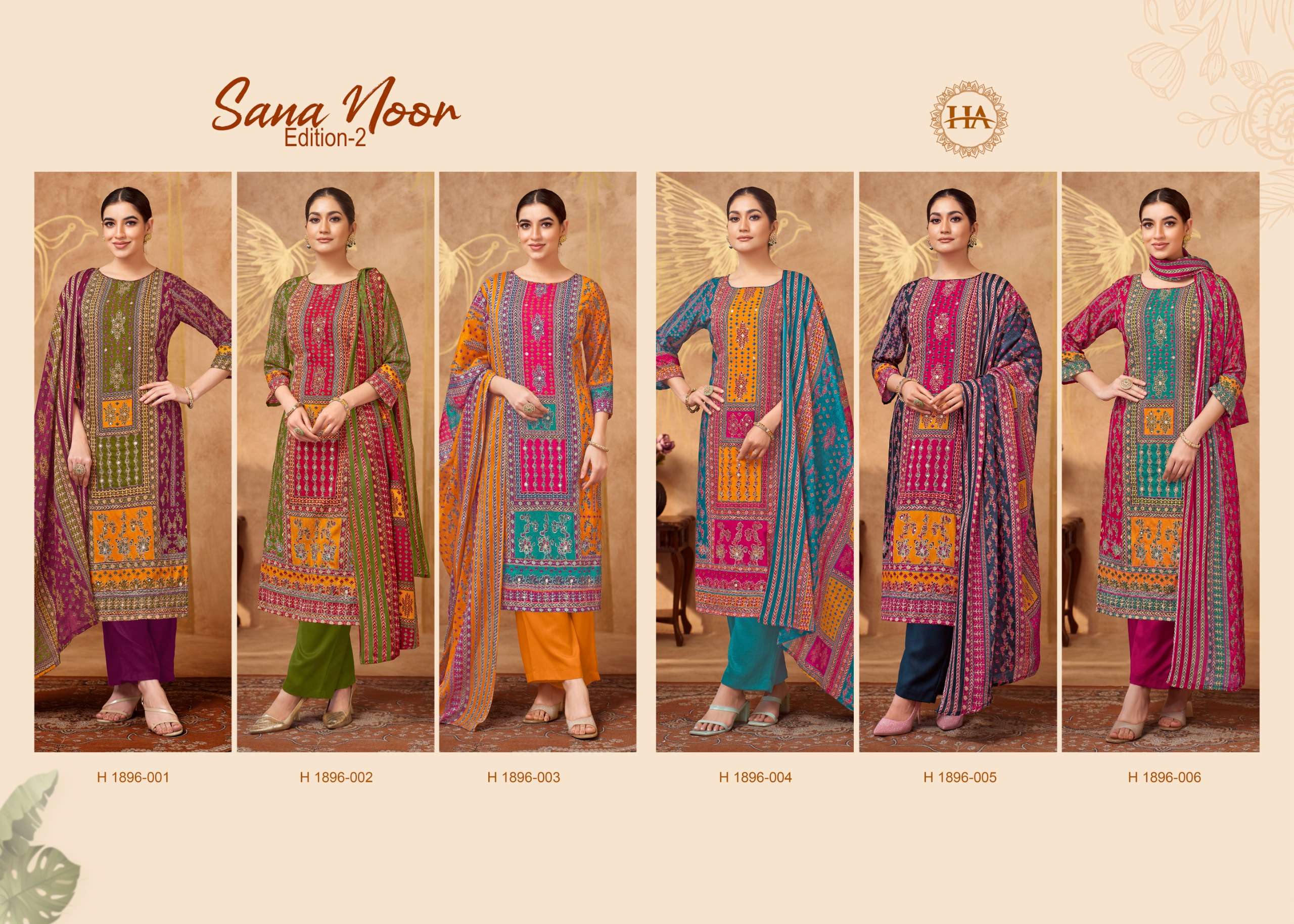 HARSHIT FASHION HUB SANA NOOR VOL 2