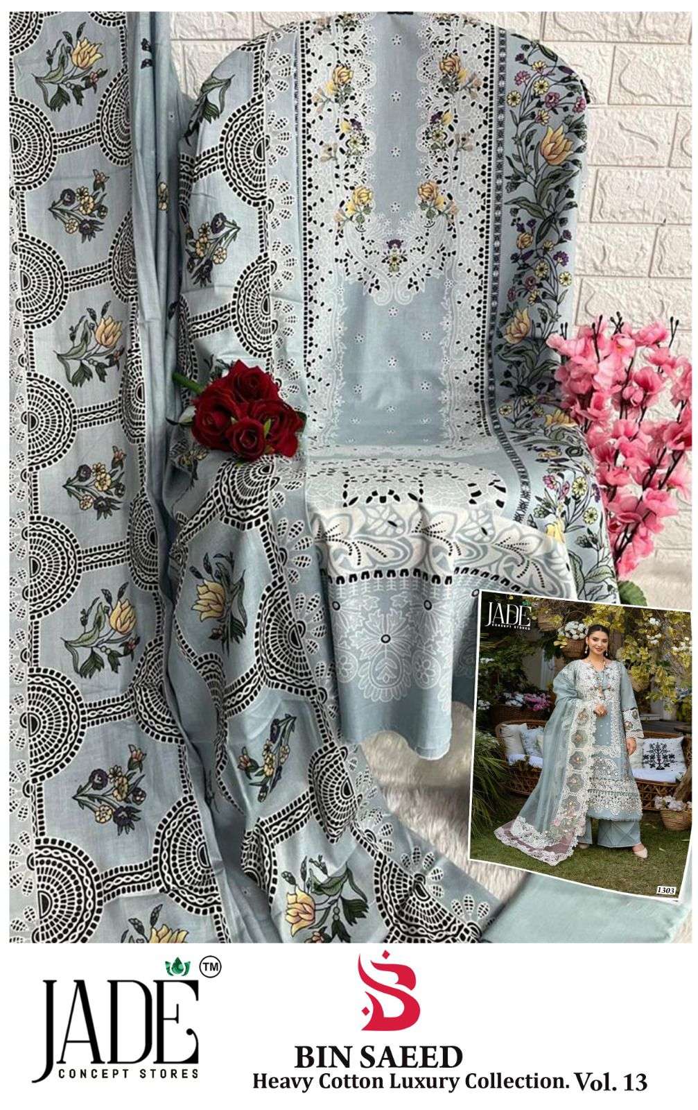 JADE BIN SAEED HEAVY COTTON LUXURY COLLECTION VOL 13 