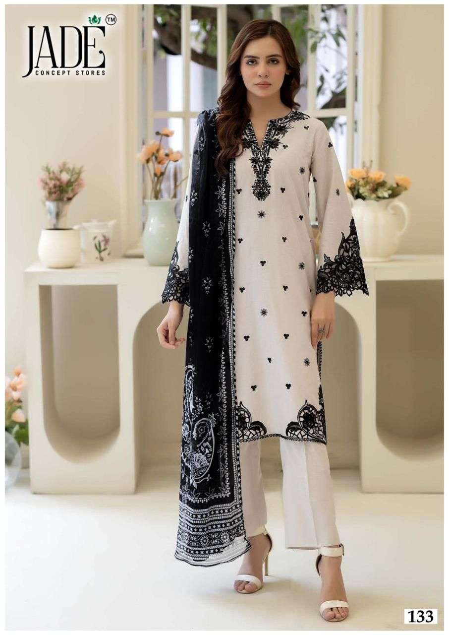 JADE CHEVRON EXCLUSIVE HEAVY COTTON VOL 14 COTTON DIGITAL PRINTS SALWAR SUIT