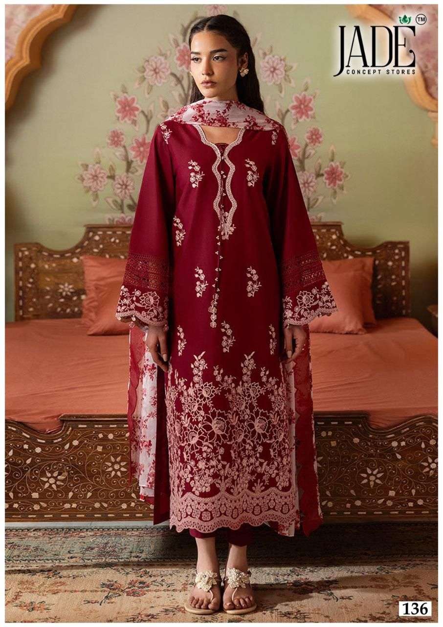 JADE CHEVRON EXCLUSIVE HEAVY COTTON VOL 14 COTTON DIGITAL PRINTS SALWAR SUIT