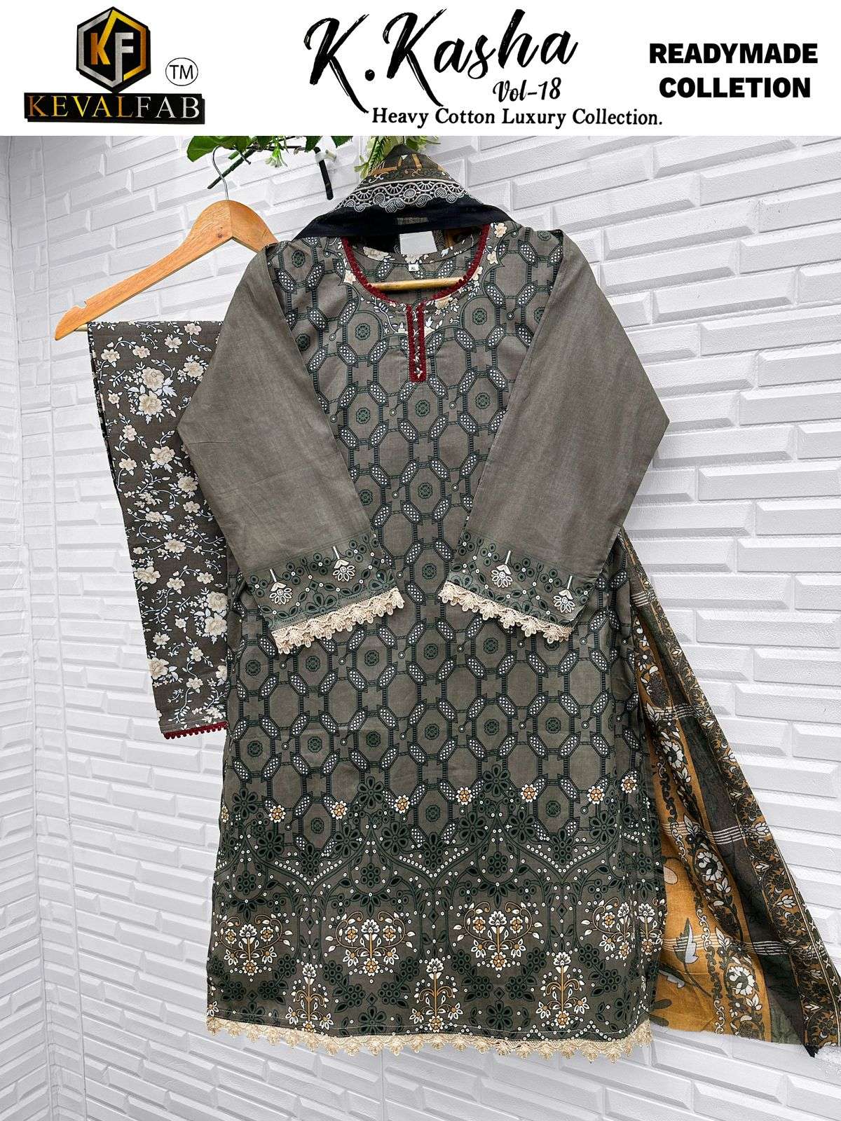 KEVAL FAB  K KASHA VOL 18 READY MADE COLLECTION 