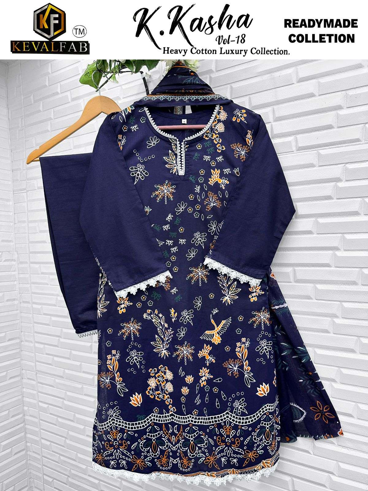 KEVAL FAB  K KASHA VOL 18 READY MADE COLLECTION 