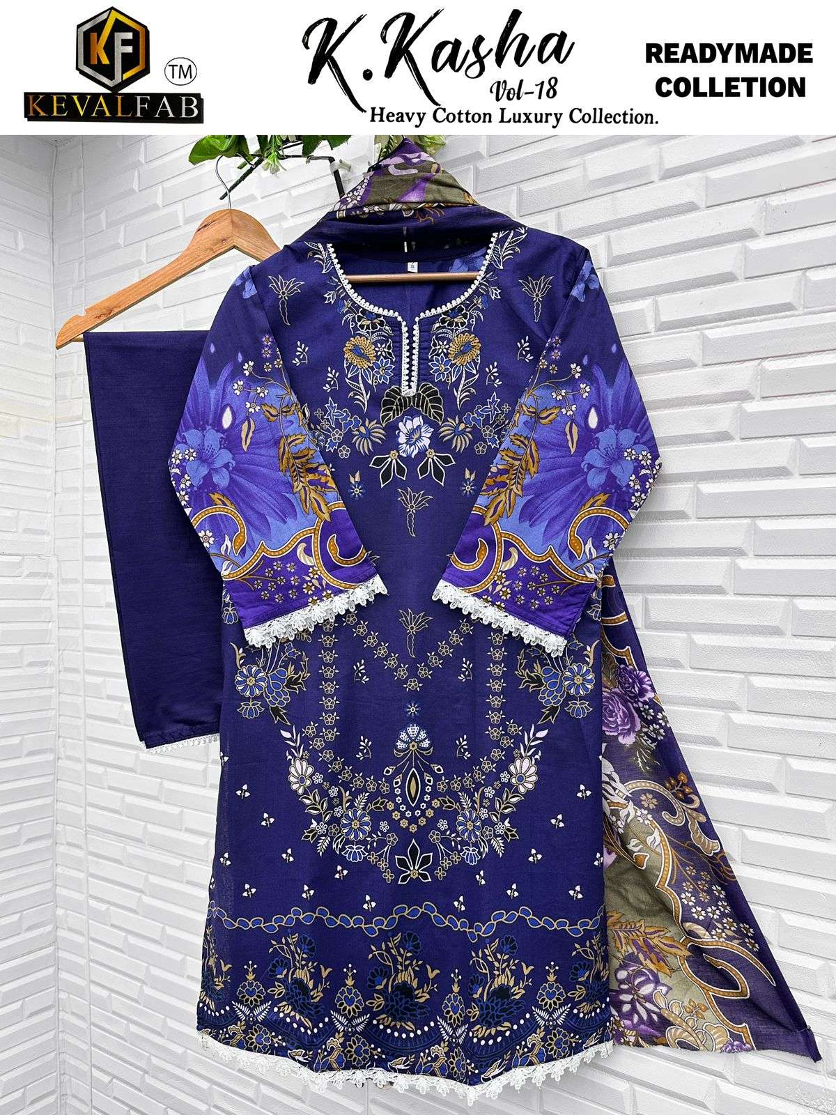 KEVAL FAB  K KASHA VOL 18 READY MADE COLLECTION 