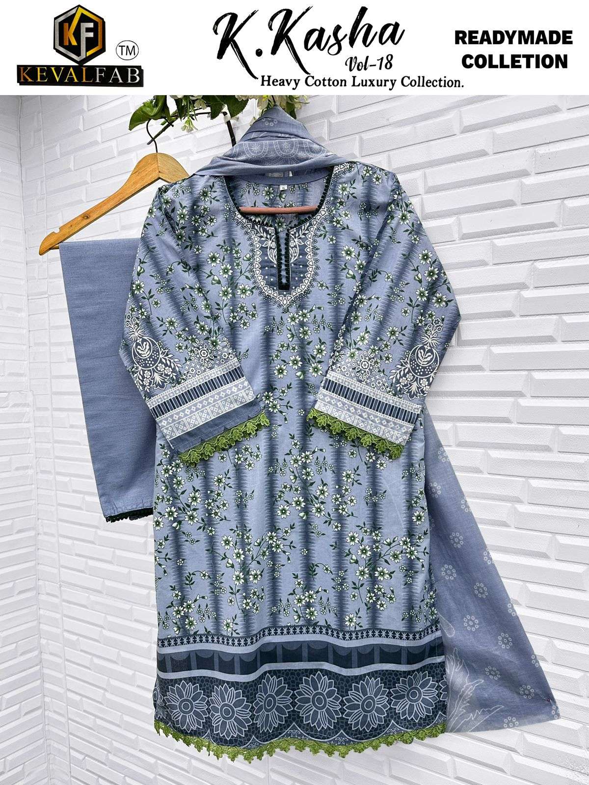 KEVAL FAB  K KASHA VOL 18 READY MADE COLLECTION 