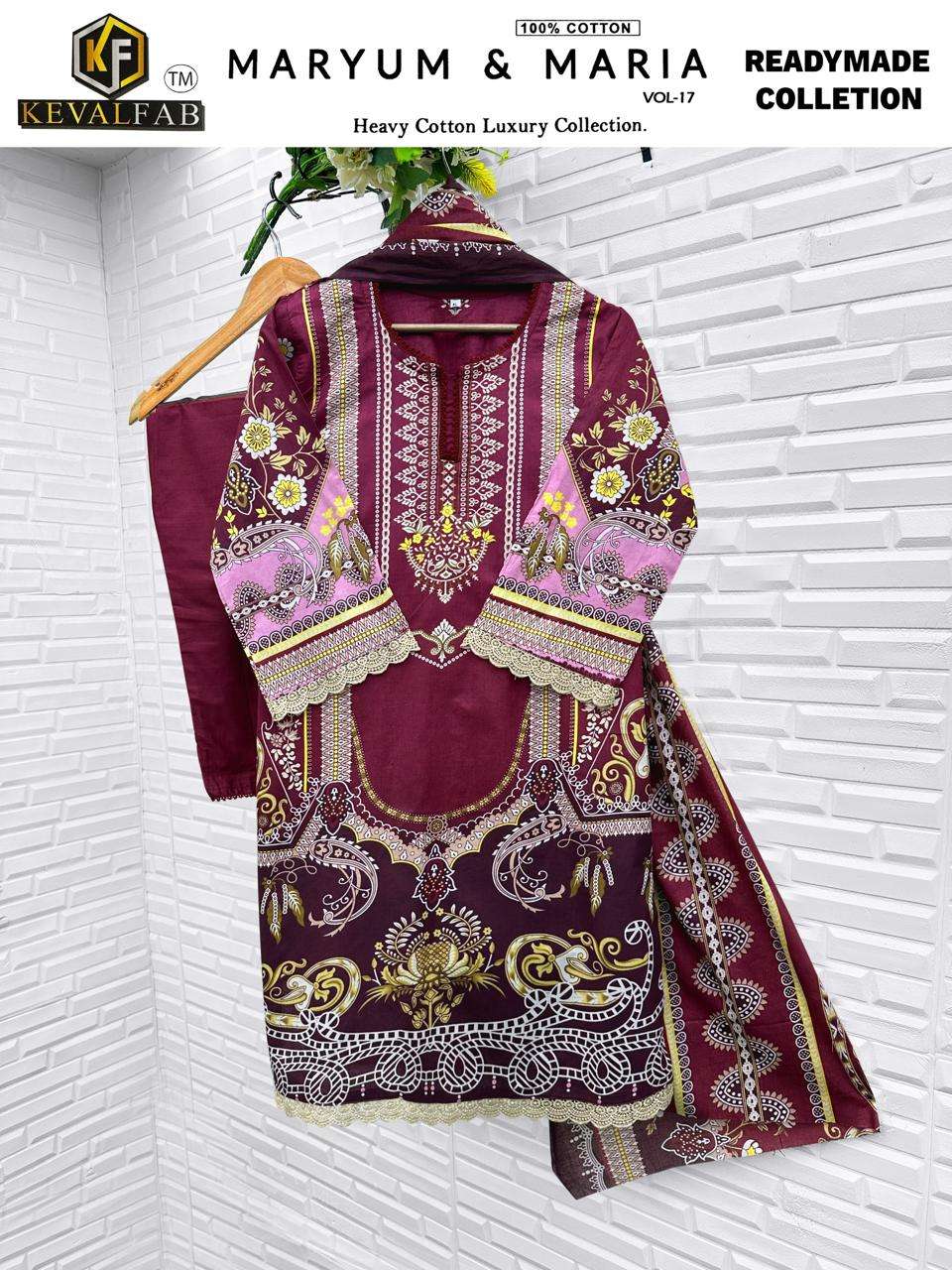KEVAL FAB MARYUM & MARIA VOL 17 READY MADE COLLECTION 