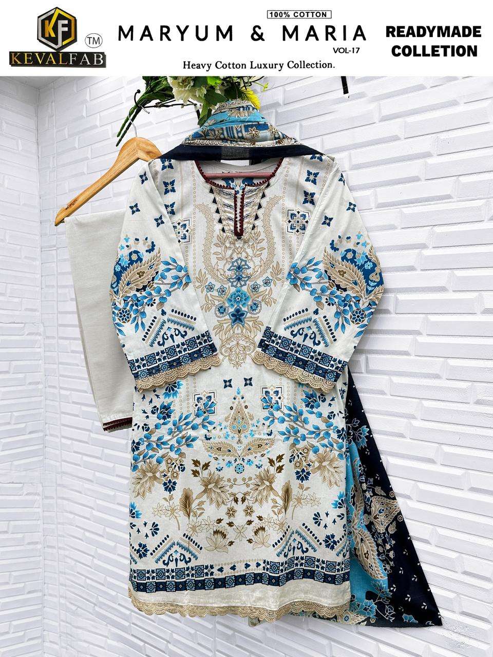 KEVAL FAB MARYUM & MARIA VOL 17 READY MADE COLLECTION 
