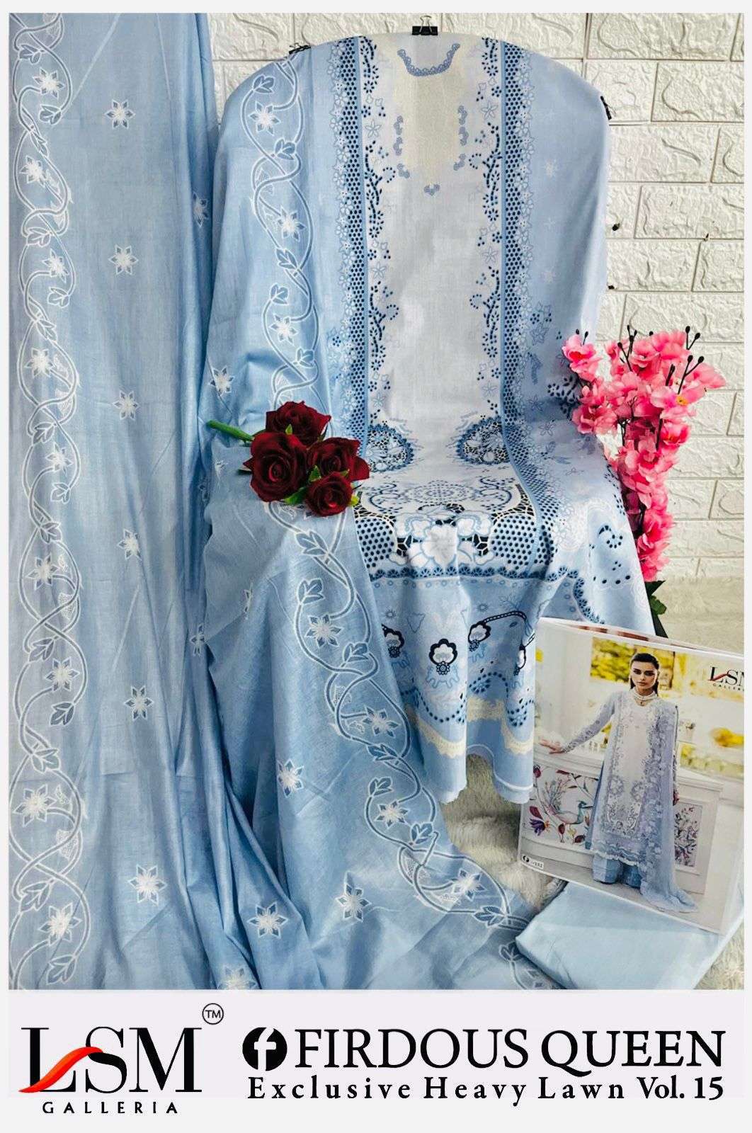 LSM GALLERIA FIRDOUS QUEEN LAWN VOL 15