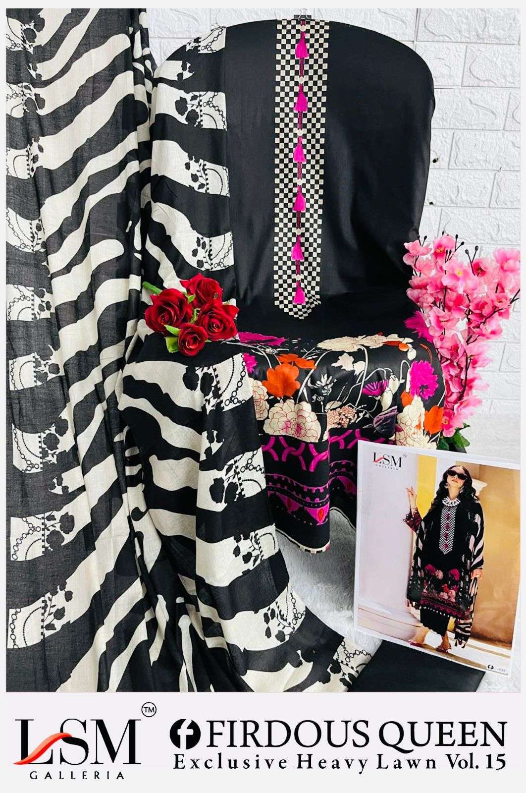LSM GALLERIA FIRDOUS QUEEN LAWN VOL 15