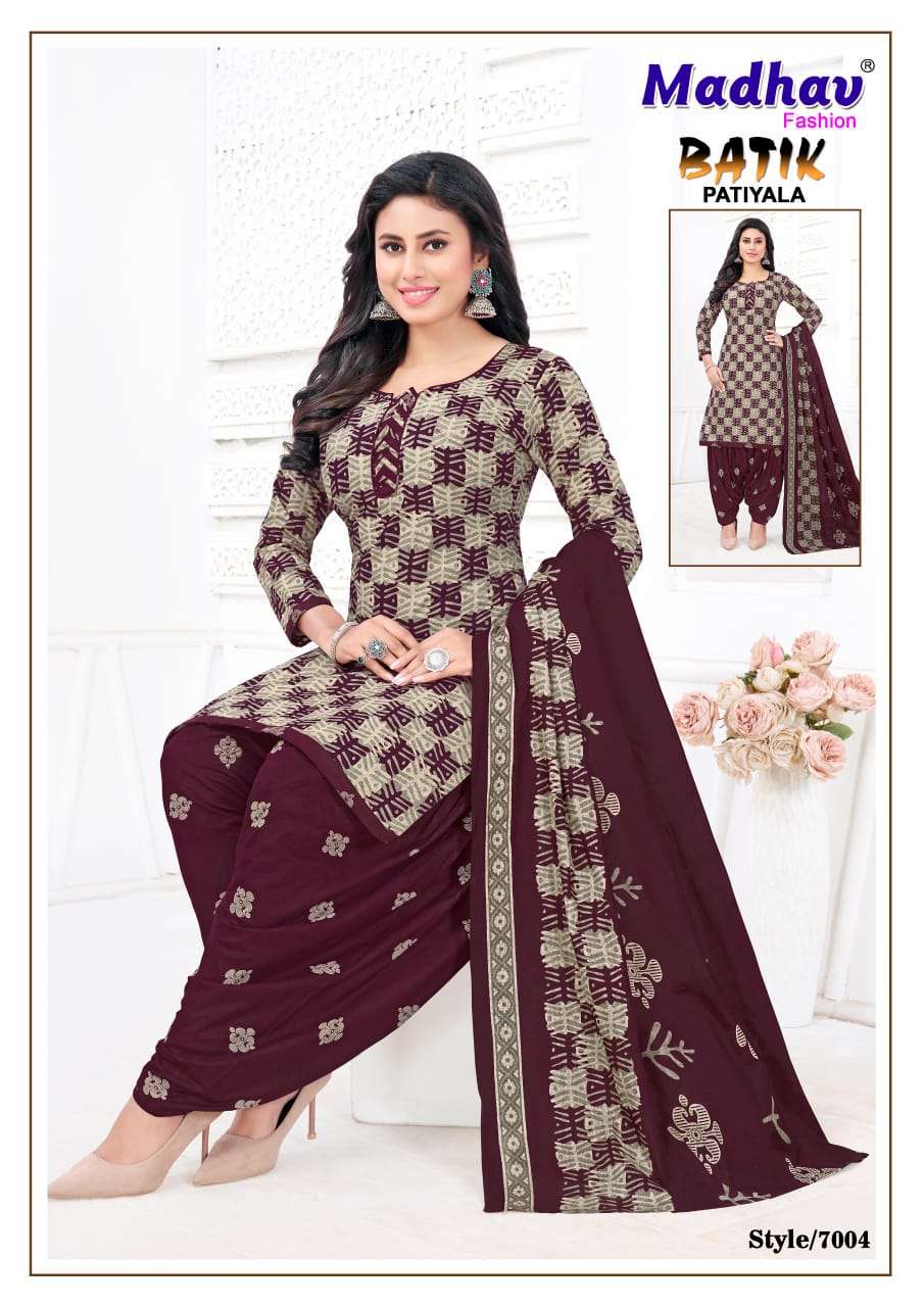 MADHAV FASHION BATIK PATIYALA VOL 7 