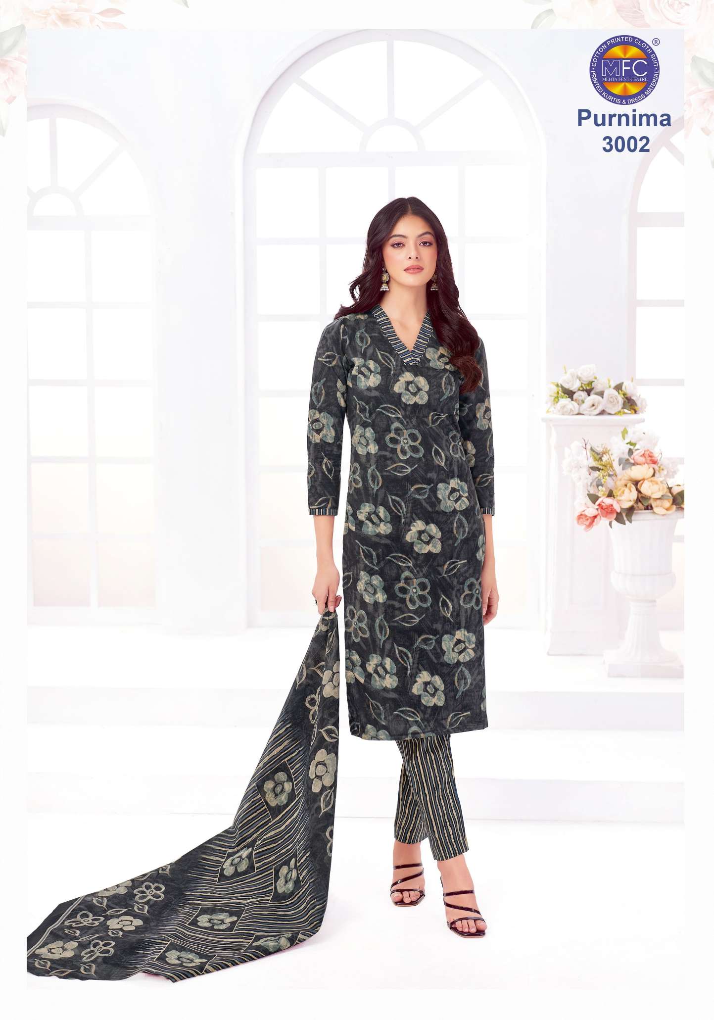 MFC PURNIMA VOL 3 COTTON PRINTED LADIES SALWAR SUIT