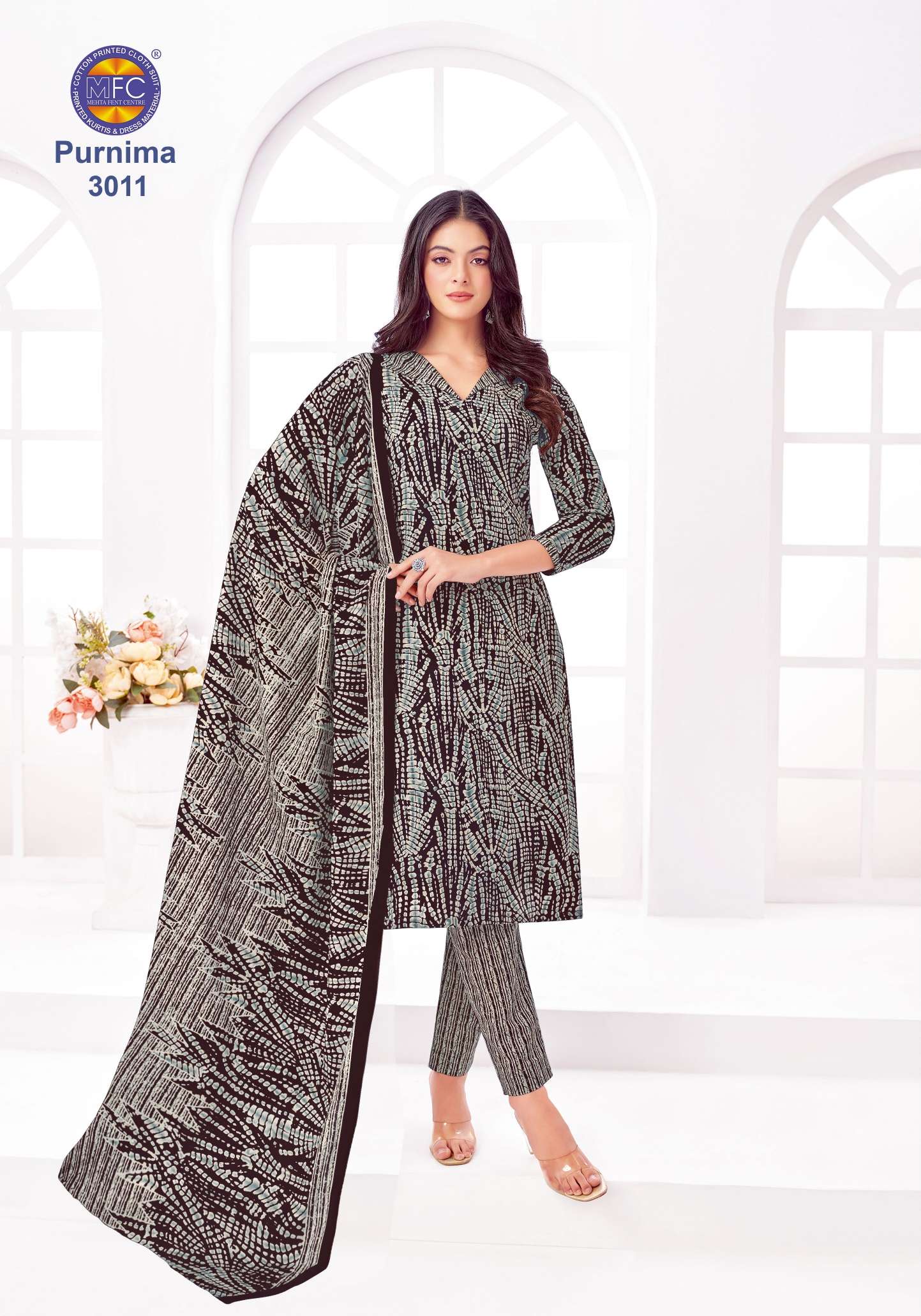 MFC PURNIMA VOL 3 COTTON PRINTED LADIES SALWAR SUIT