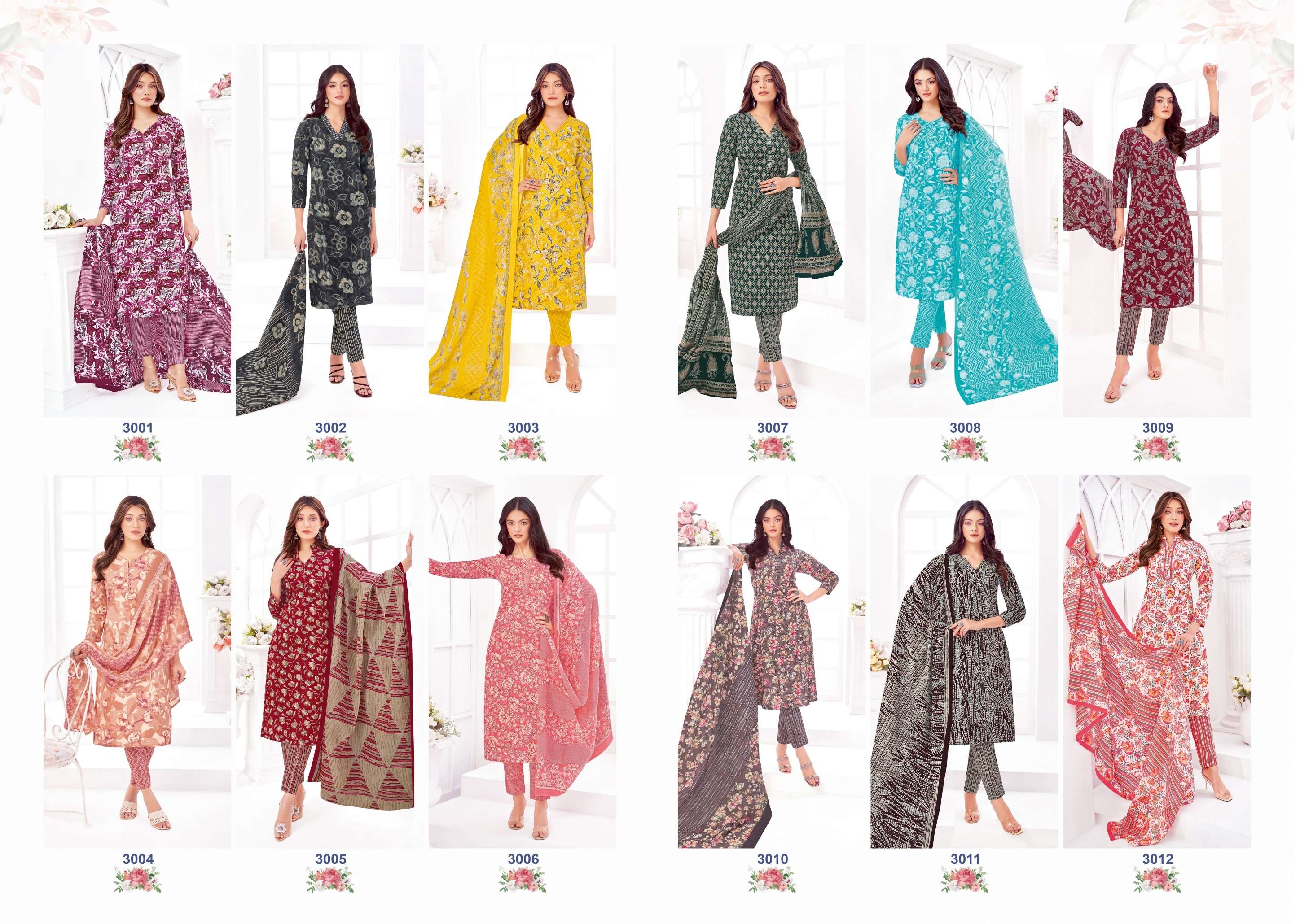 MFC PURNIMA VOL 3 COTTON PRINTED LADIES SALWAR SUIT